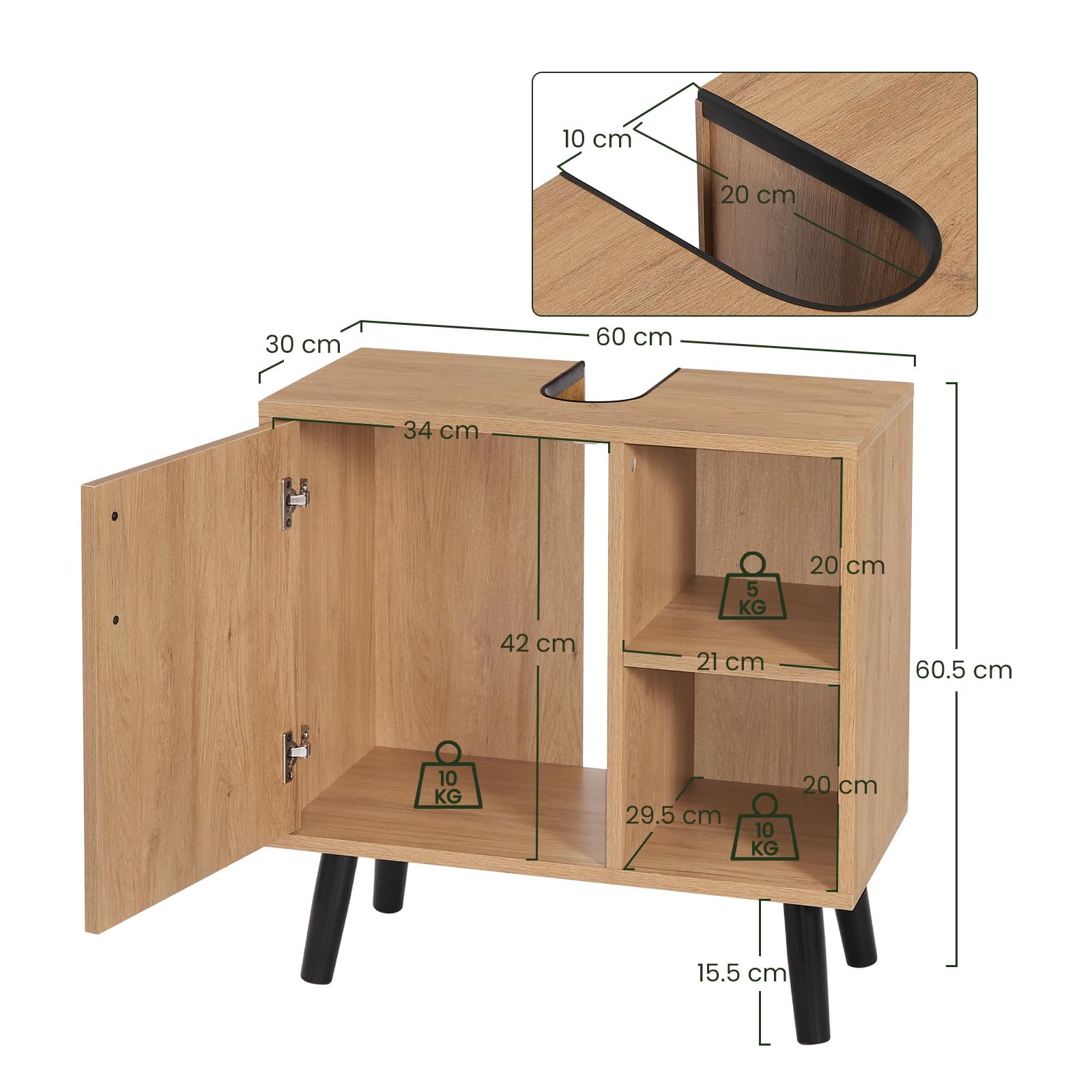 eugad-aufbewahrung-waschbeckenunterschrank-60-cm-braun-eiche image 3