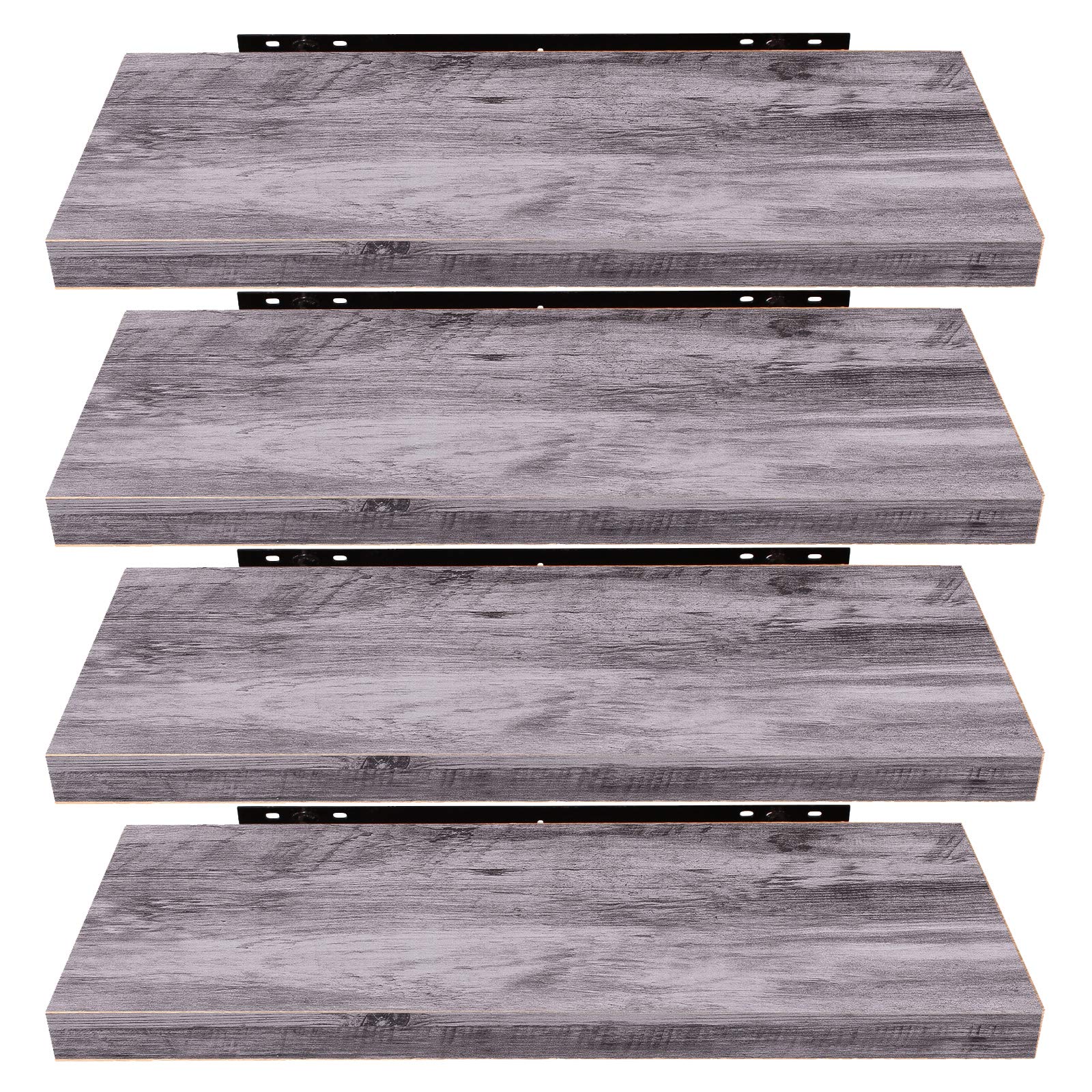 eugad-aufbewahrung-wandregal-grau-100cm-4er-set-holz-mdf image 1