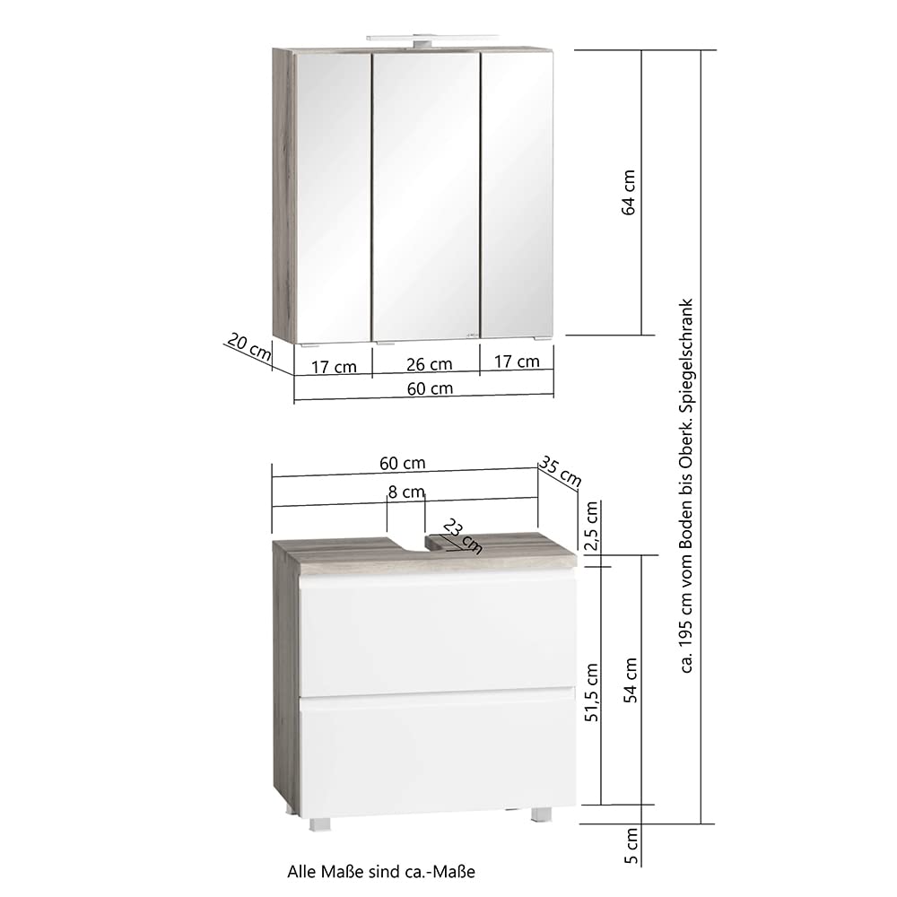 lomadox-badezimmer-set-60cm-spiegelschrank-led-wotan-eiche-beton image 7