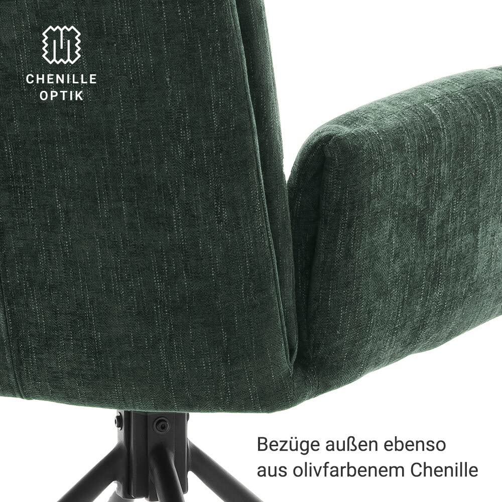 lomadox-esszimmer-armlehnenst-hle-2er-set-olive-drehbar image 6