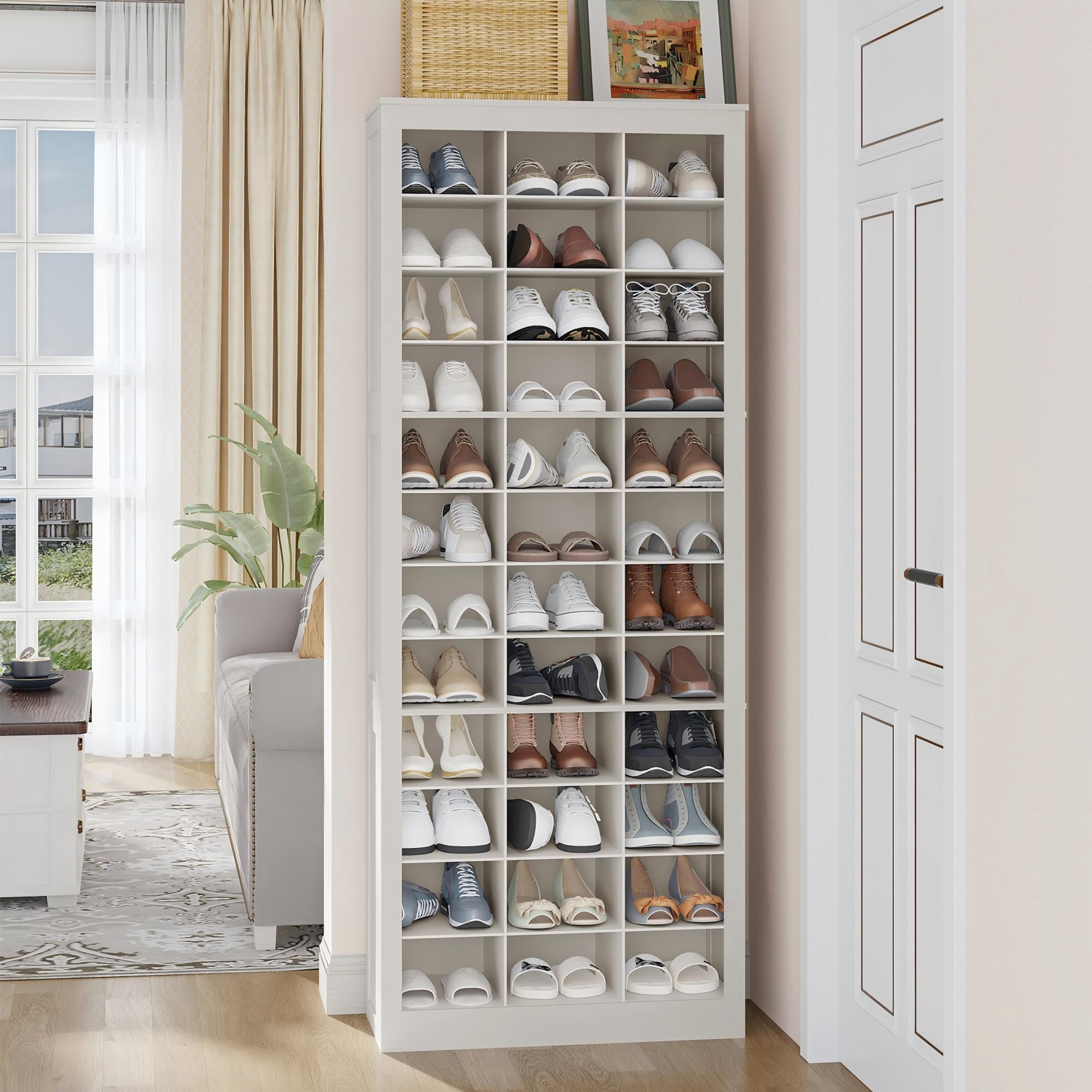 hzuaneri-living-room-schuhschrank-wei-12-f-cher-f-r-36-paare image 2