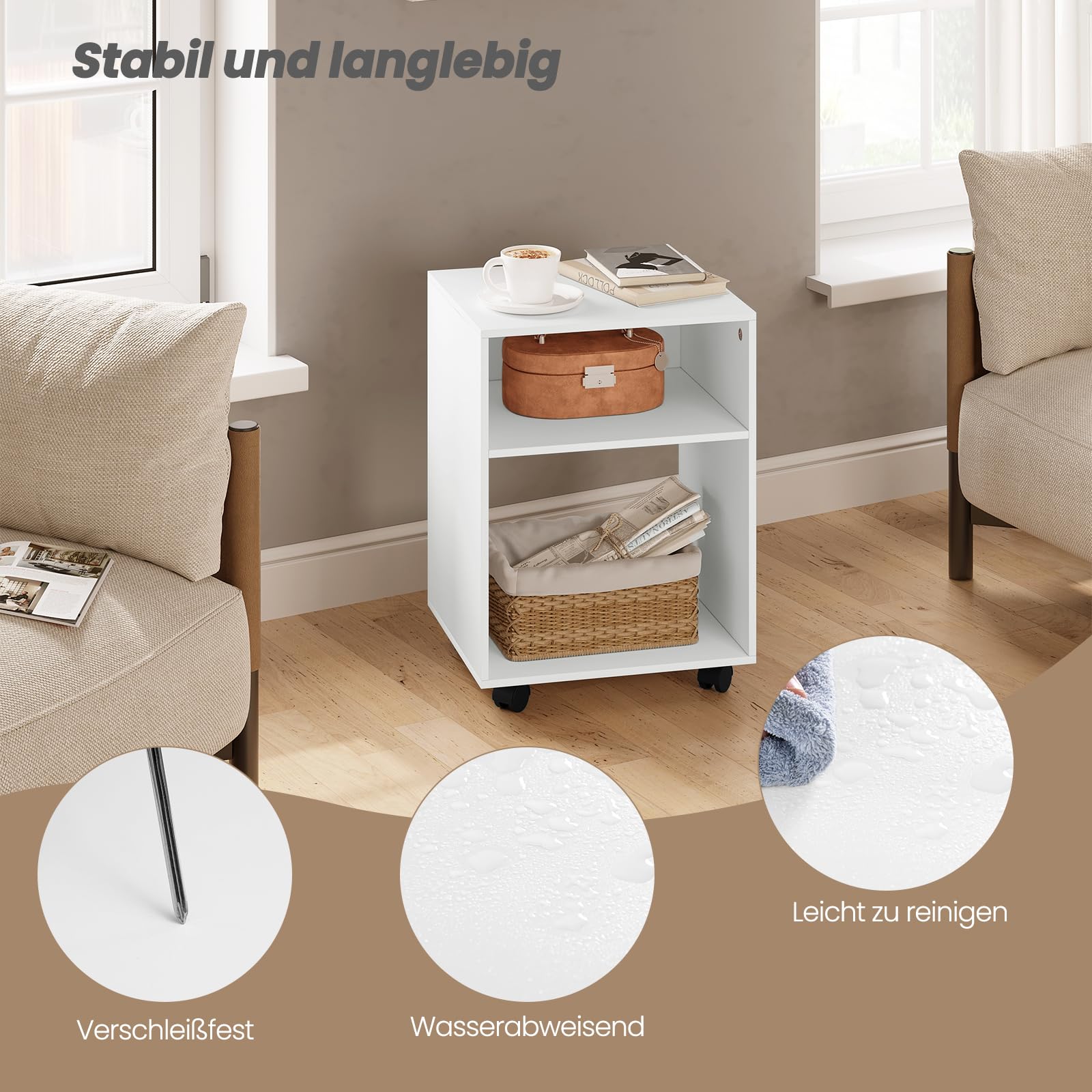 eugad-druckertisch-mit-rollen-wei-40-cm-b-rowagen image 6