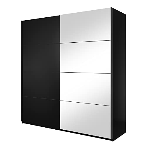 lomadox-schlafen-kleiderschrank-180-cm-schwarz-spiegel image 5