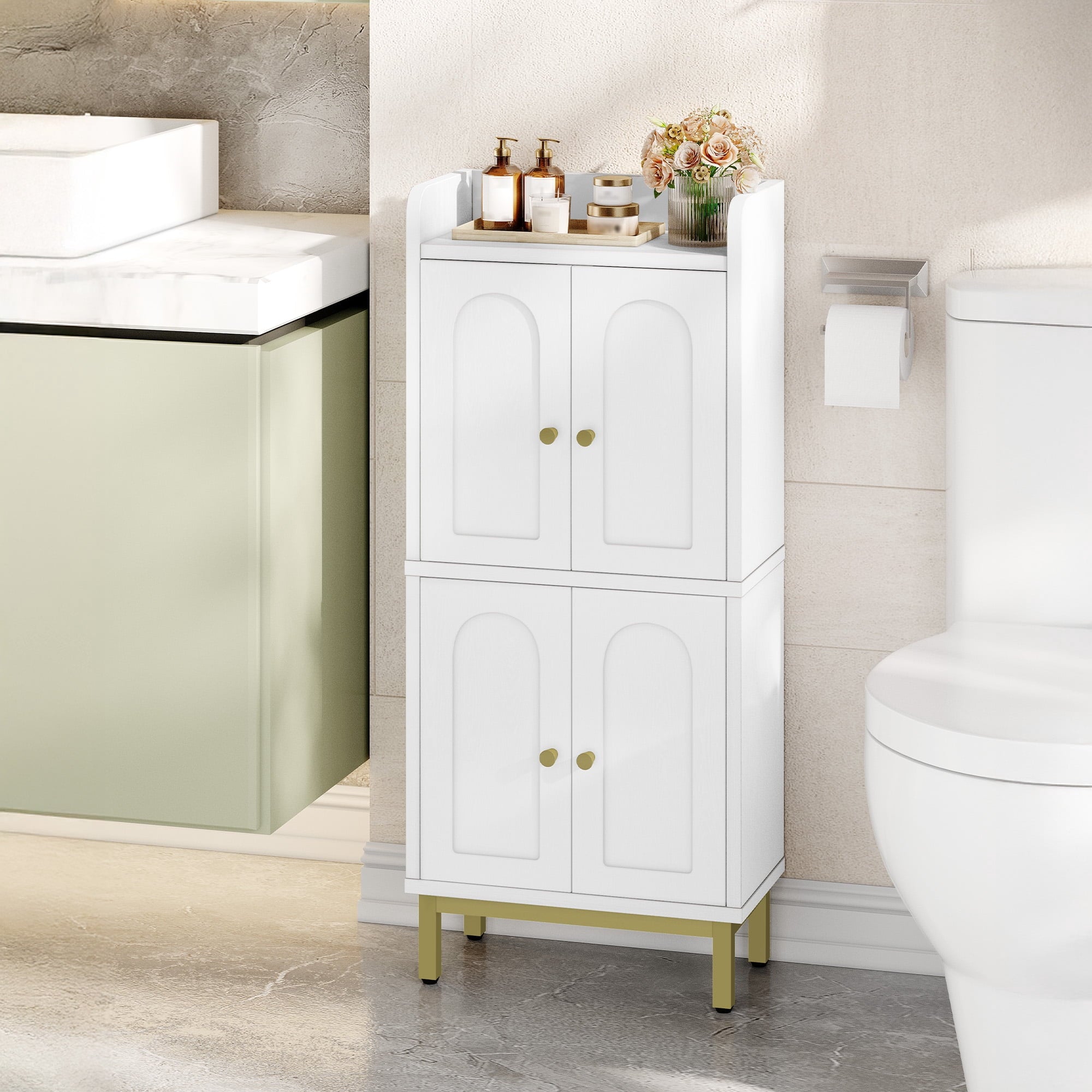 hzuaneri-bathroom-badschrank-wei-4-t-ren-37x83-cm-freistehend image 5