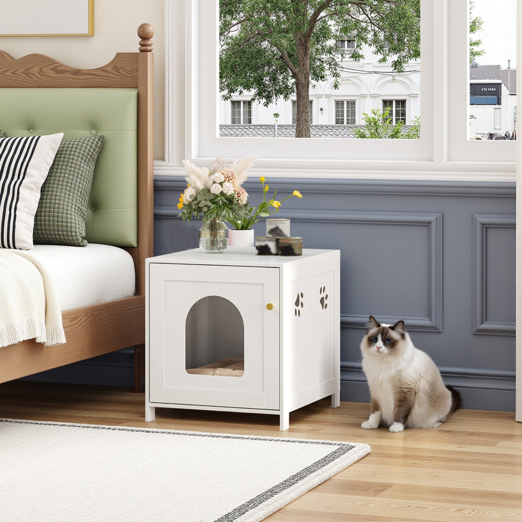 hzuaneri-pet-cb82213x-katzenklo-schrank-wei-52-cm image 4