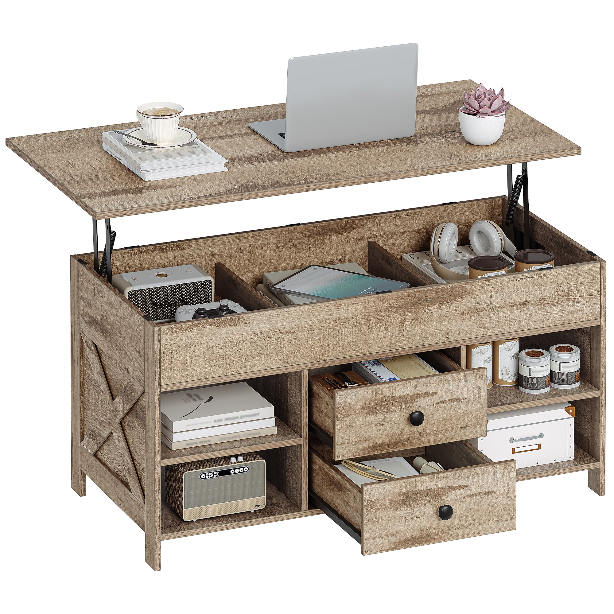 hzuaneri-living-room-ct22123b-couchtisch-h-henverstellbar-braun image 1
