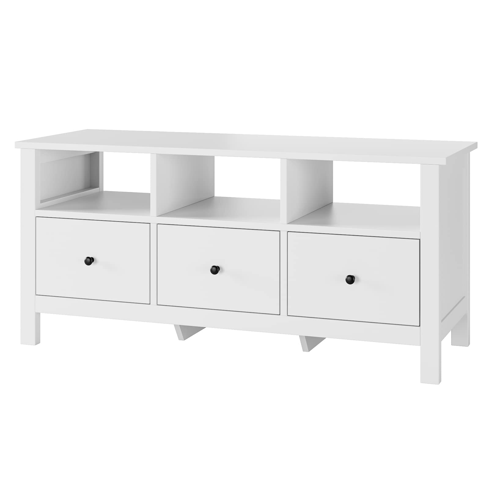 forehill-tv-cabinet-lowboard-tv-schrank-wei-mit-schubladen image 7