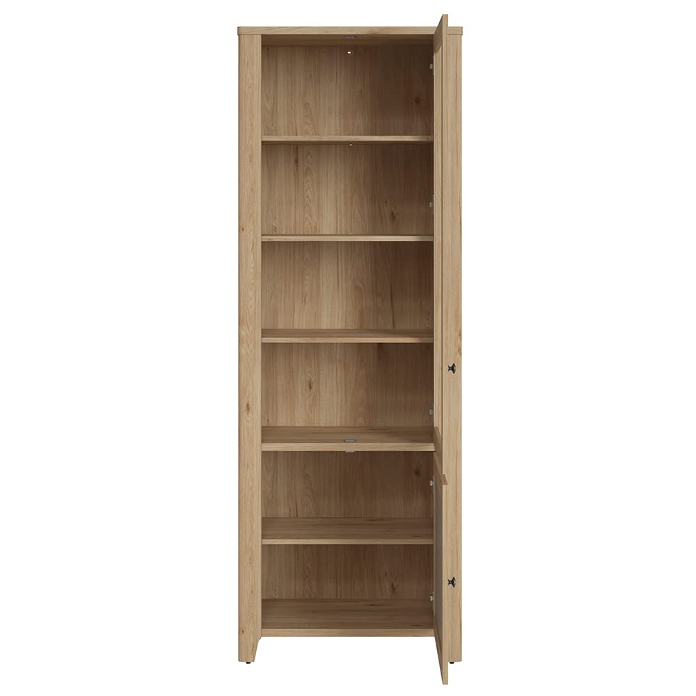 lomadox-esszimmer-vitrine-eiche-wiener-geflecht-73-cm-glas image 4