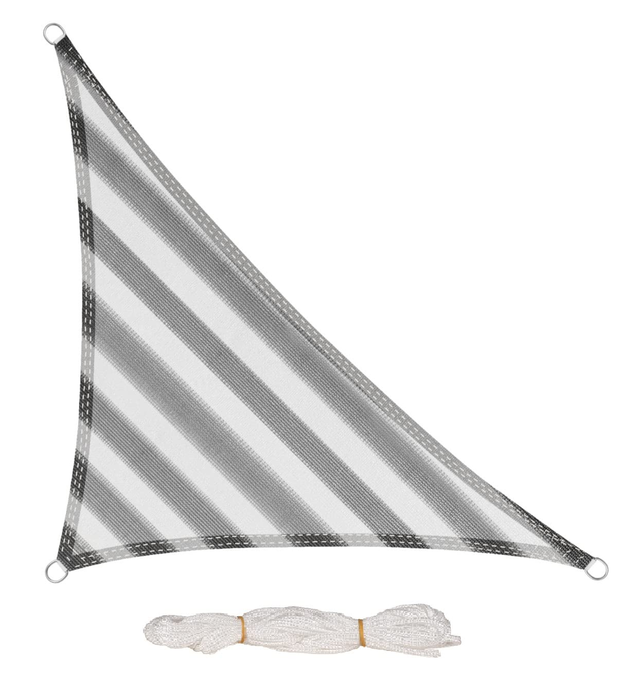 eugad-garten-sonnensegel-dreieckig-4-2x4-2x6m-hdpe-gestreift image 1