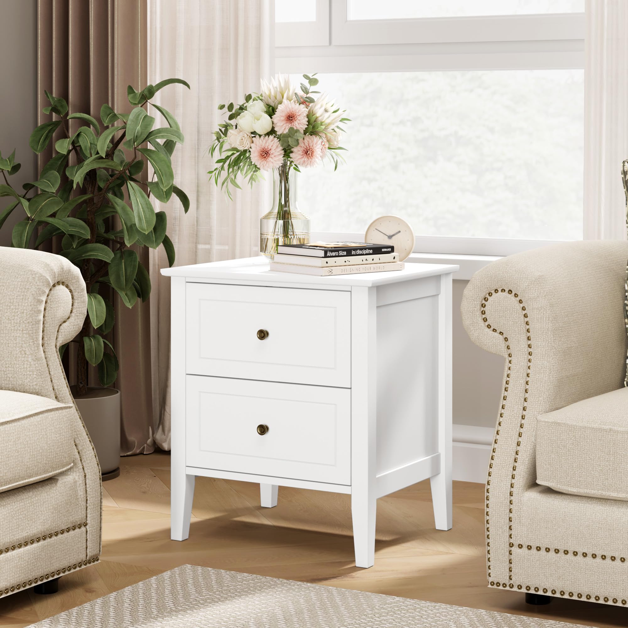 forehill-bedside-table-nachttisch-wei-50x40cm-2-schubladen-landhaus image 6