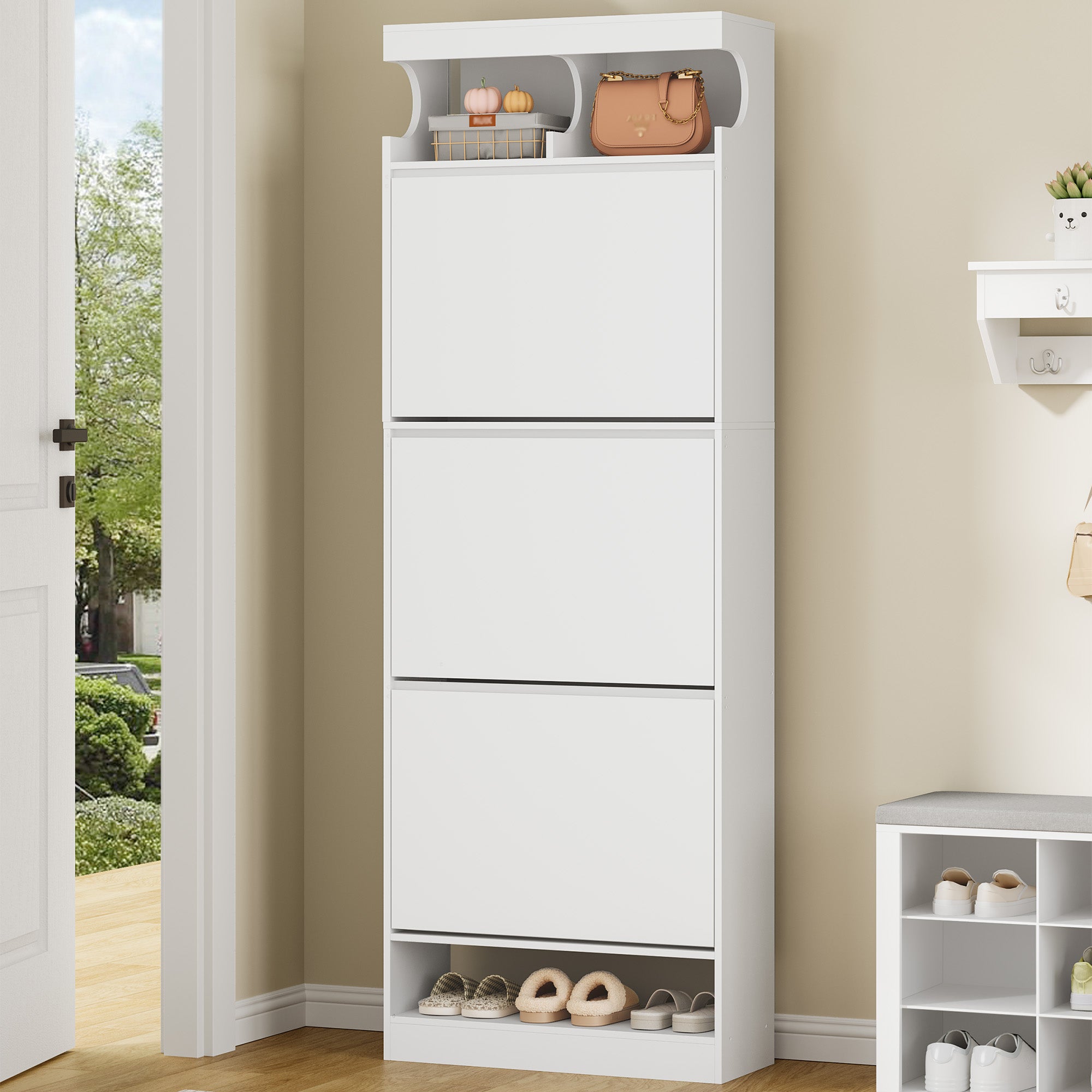 hzuaneri-living-room-sr63103x-schuhschrank-wei-60cm-21paare image 2