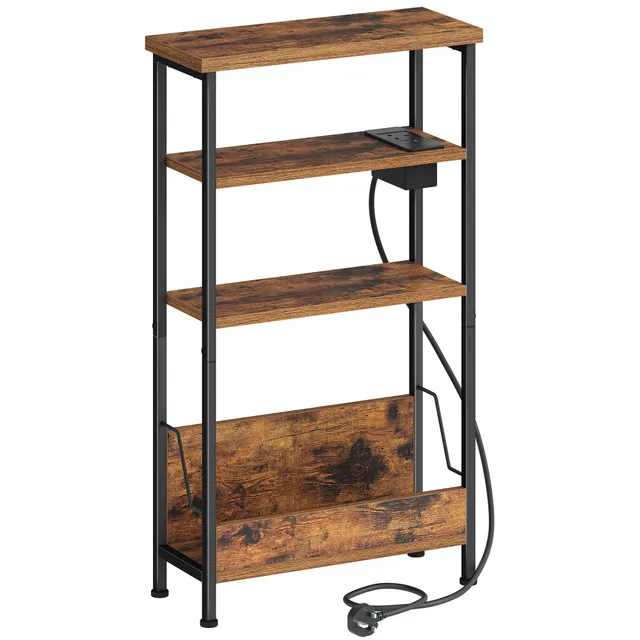 hzuaneri-living-room-et40001b-beistelltisch-schmal-braun-usb image 1