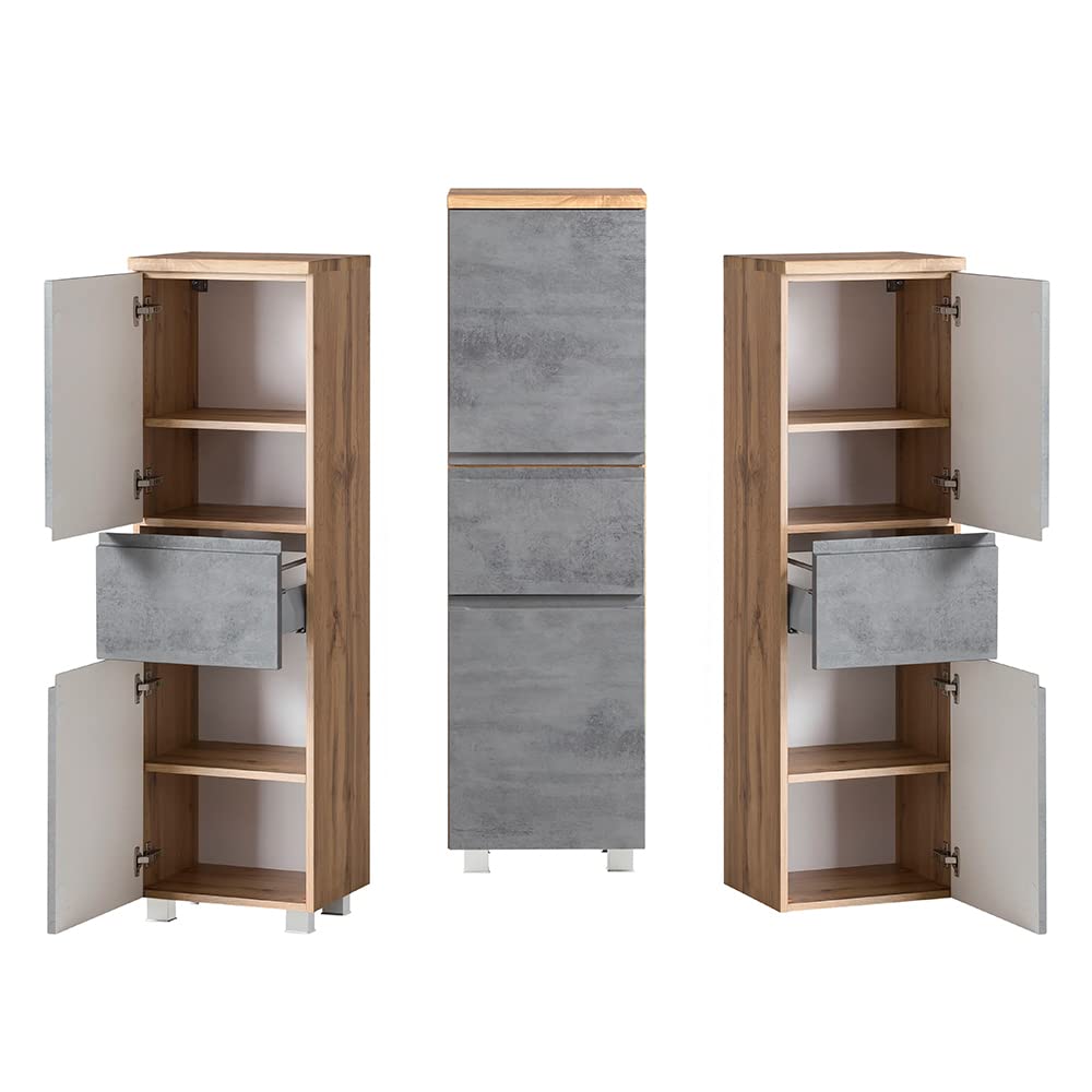 lomadox-badezimmer-midischrank-40cm-wotan-eiche-beton-grifflos image 2