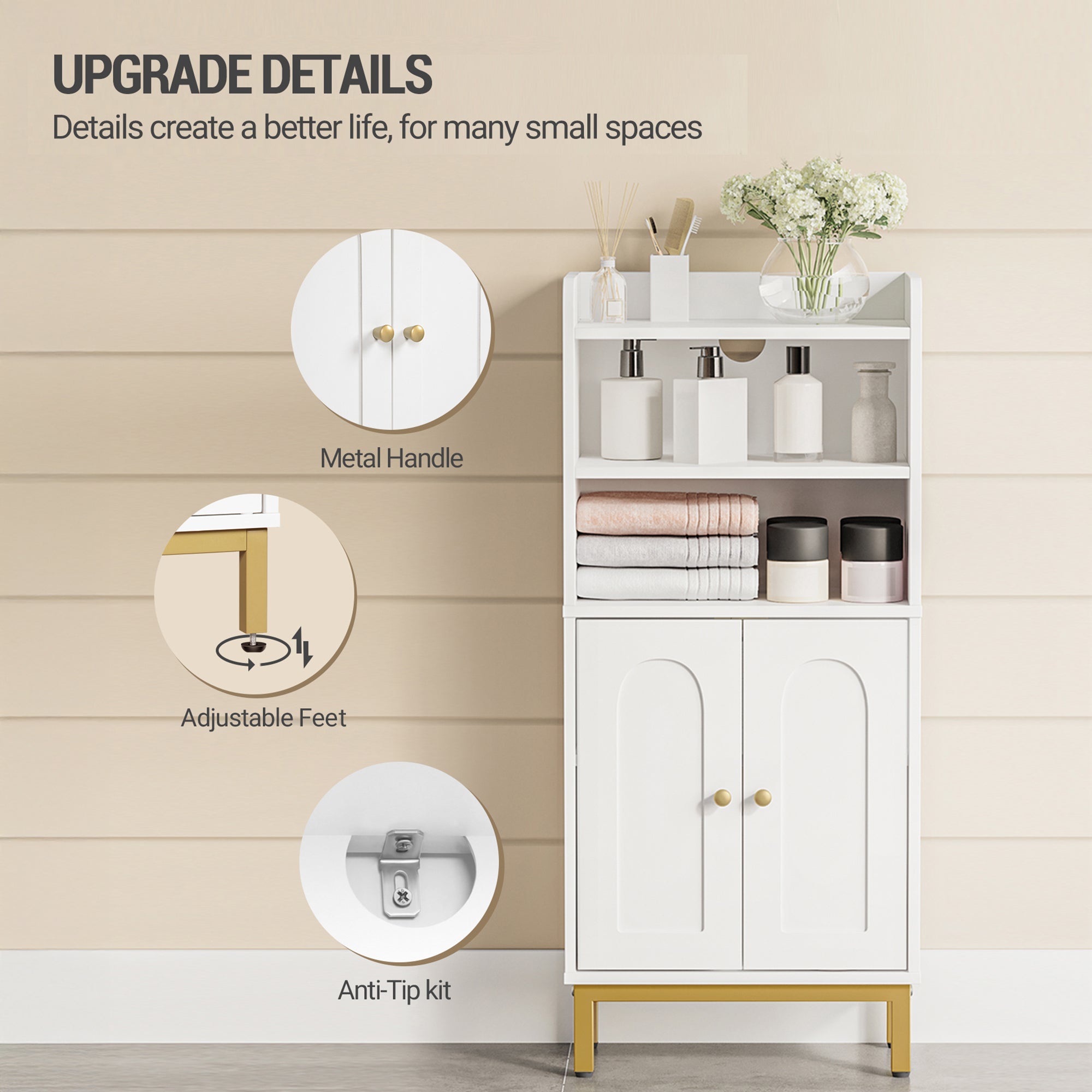 hzuaneri-bathroom-bc48213g-badschrank-wei-2-t-ren-schmal image 7