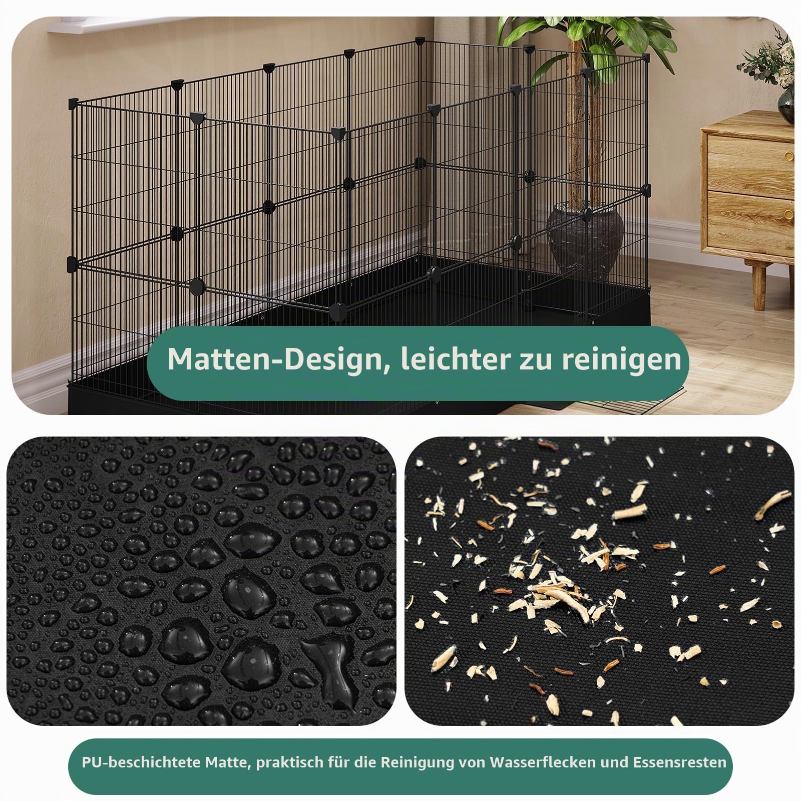 eugad-freigehege-kleintier-140x71x71-schwarz-gitter image 3