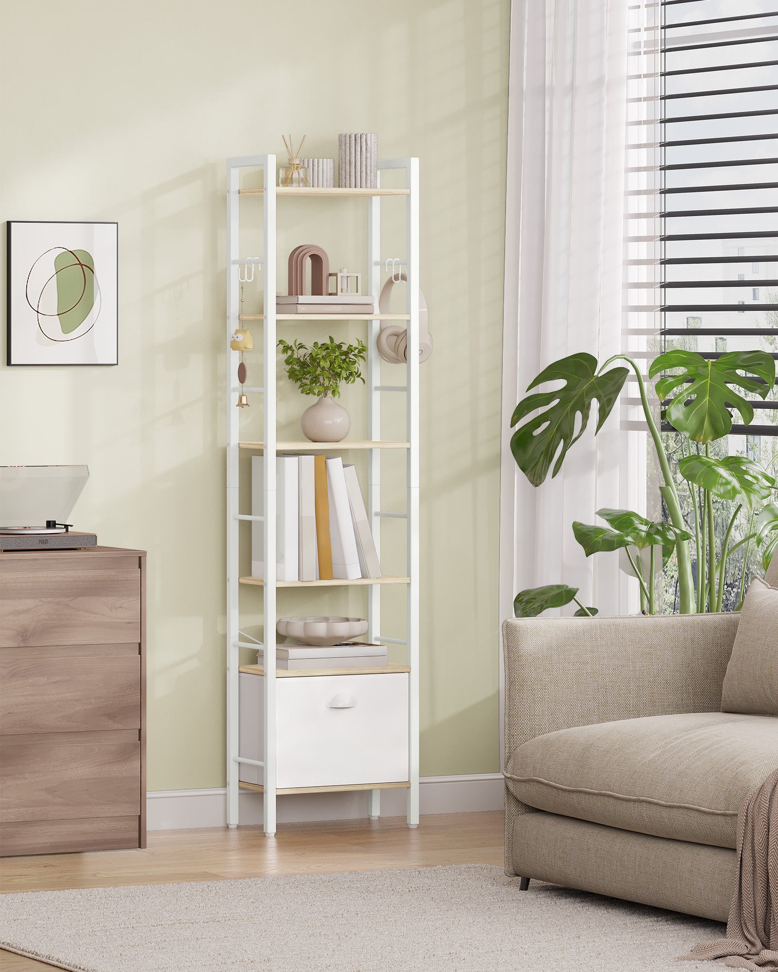 hzuaneri-living-room-bc40616w-b-cherregal-wei-eiche-173-cm-beige image 4