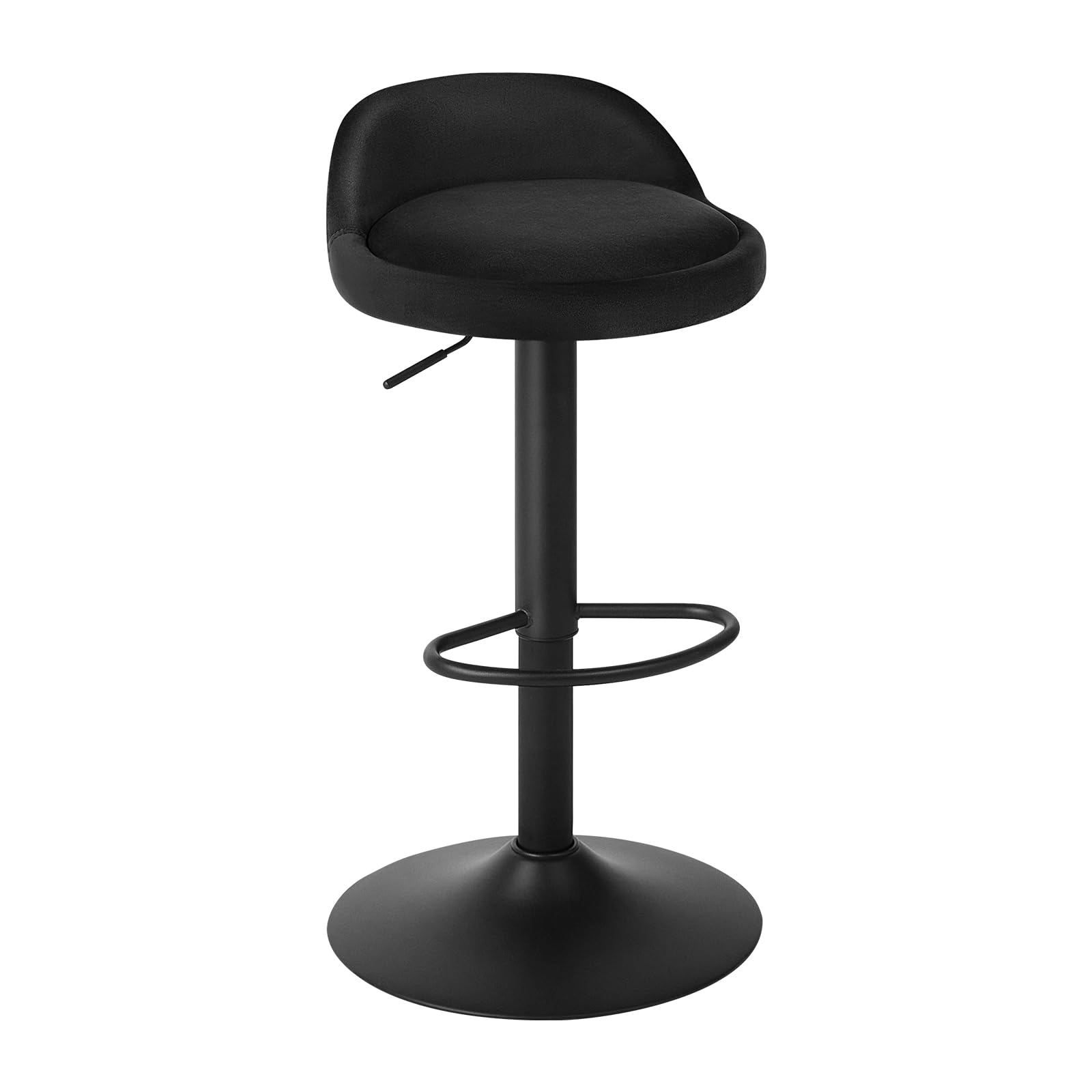 eugad-barhocker-0824by-4-drehstuhl-4er-set-schwarz-samt-62-84cm image 8