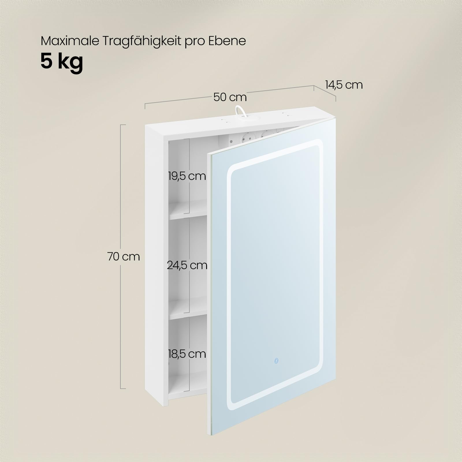 eugad-spiegelschrank-50x70-cm-led-wei-mit-steckdose image 3