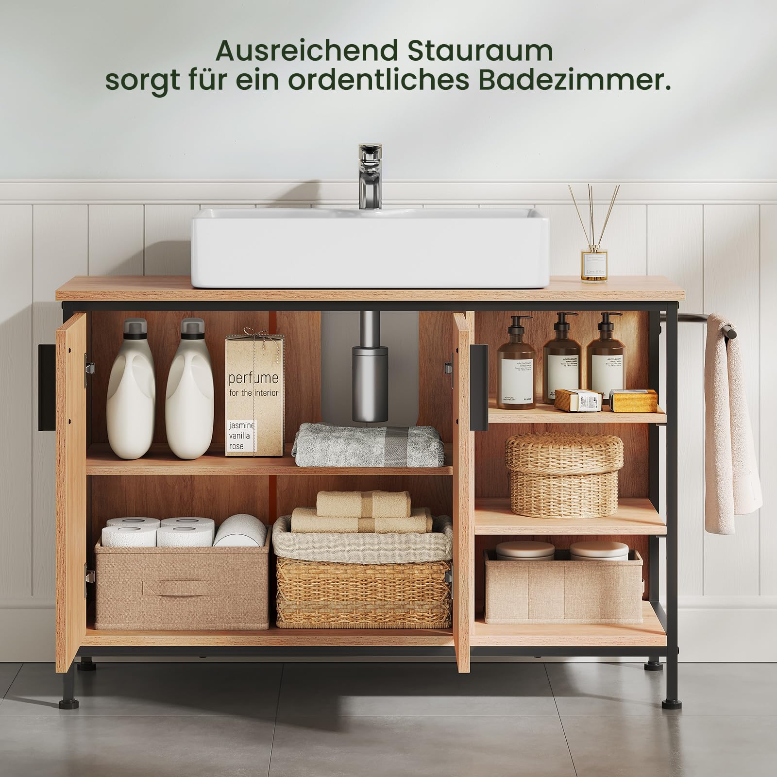 eugad-waschbeckenunterschrank-90x60x30-eiche-mit-schubladen image 7