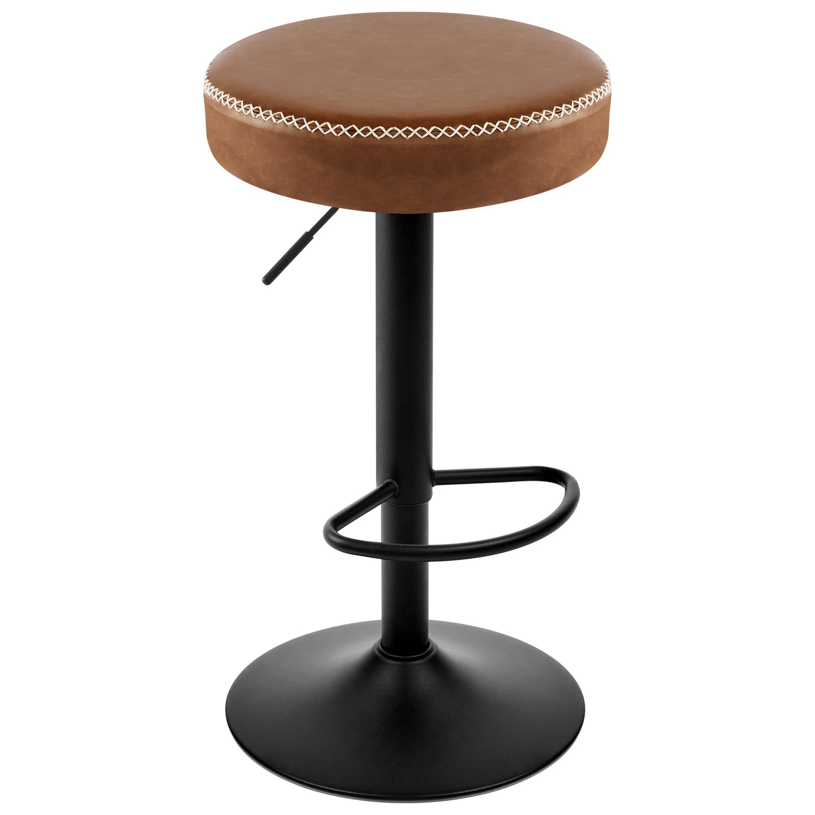 eugad-1085by-1-barhocker-braun-kunstleder-h-henverstellbar image 1