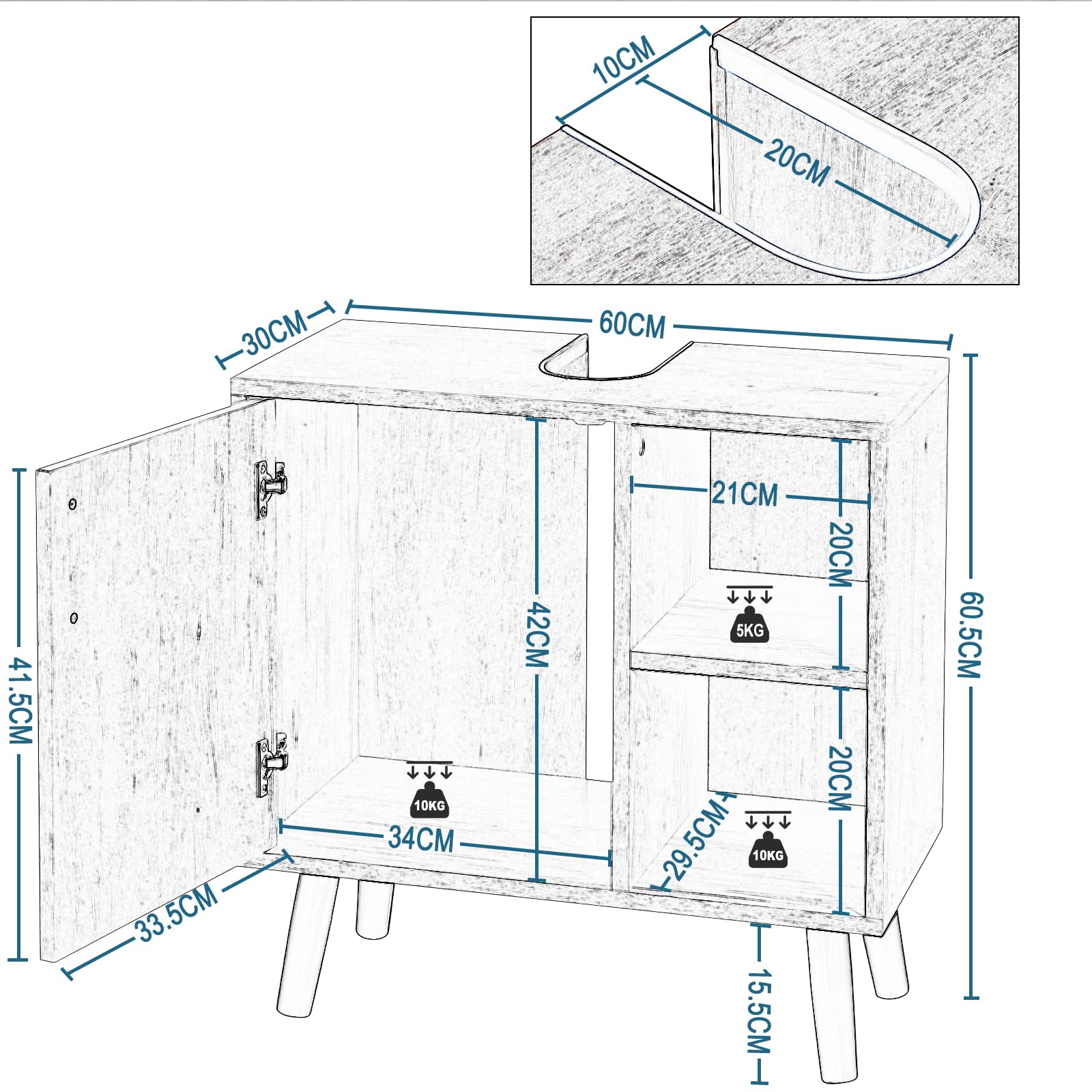 eugad-badm-bel-set-waschbeckenunterschrank-60-cm-holz-metall image 4