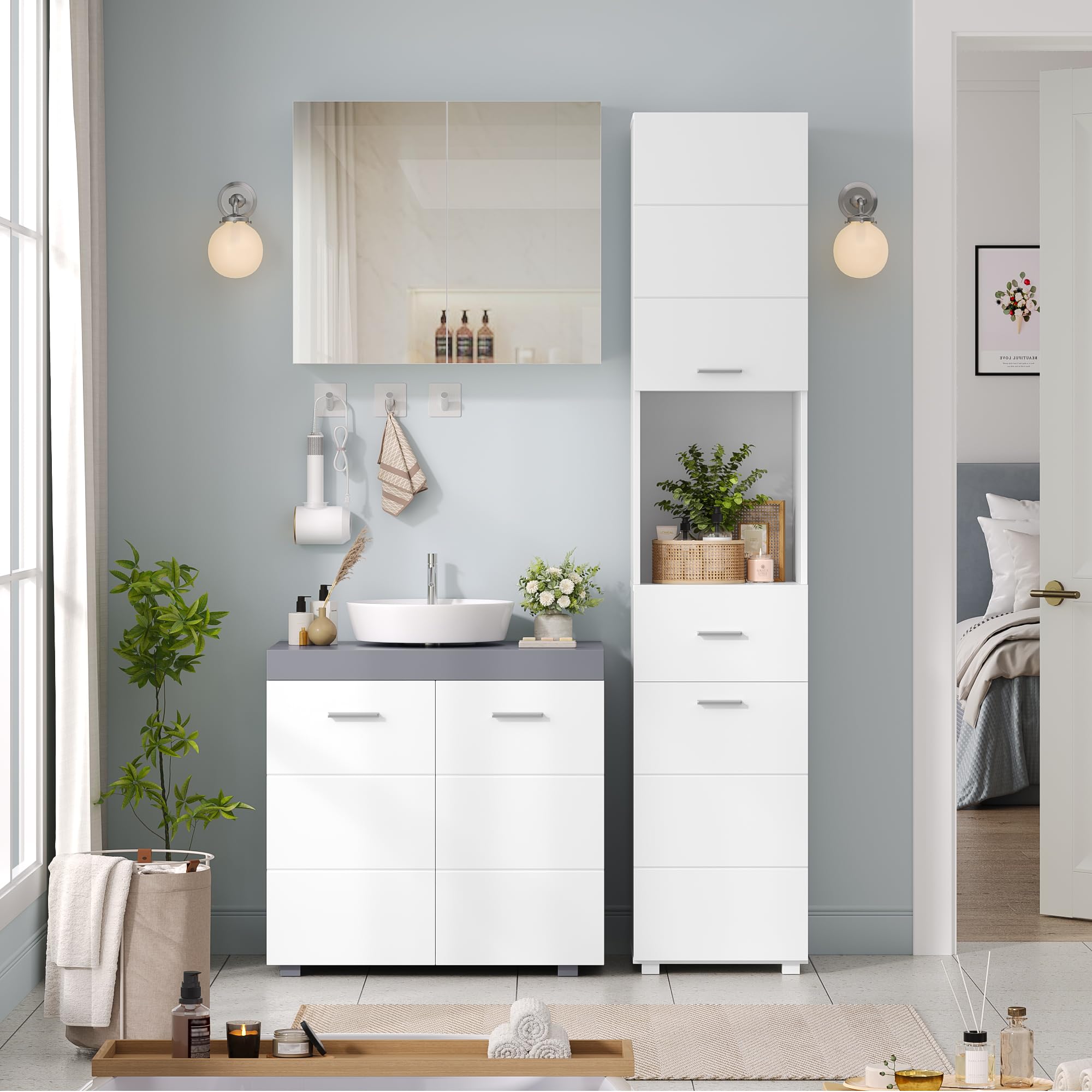 forehill-bathroom-vanity-unit-waschbeckenunterschrank-60-cm-grau image 4