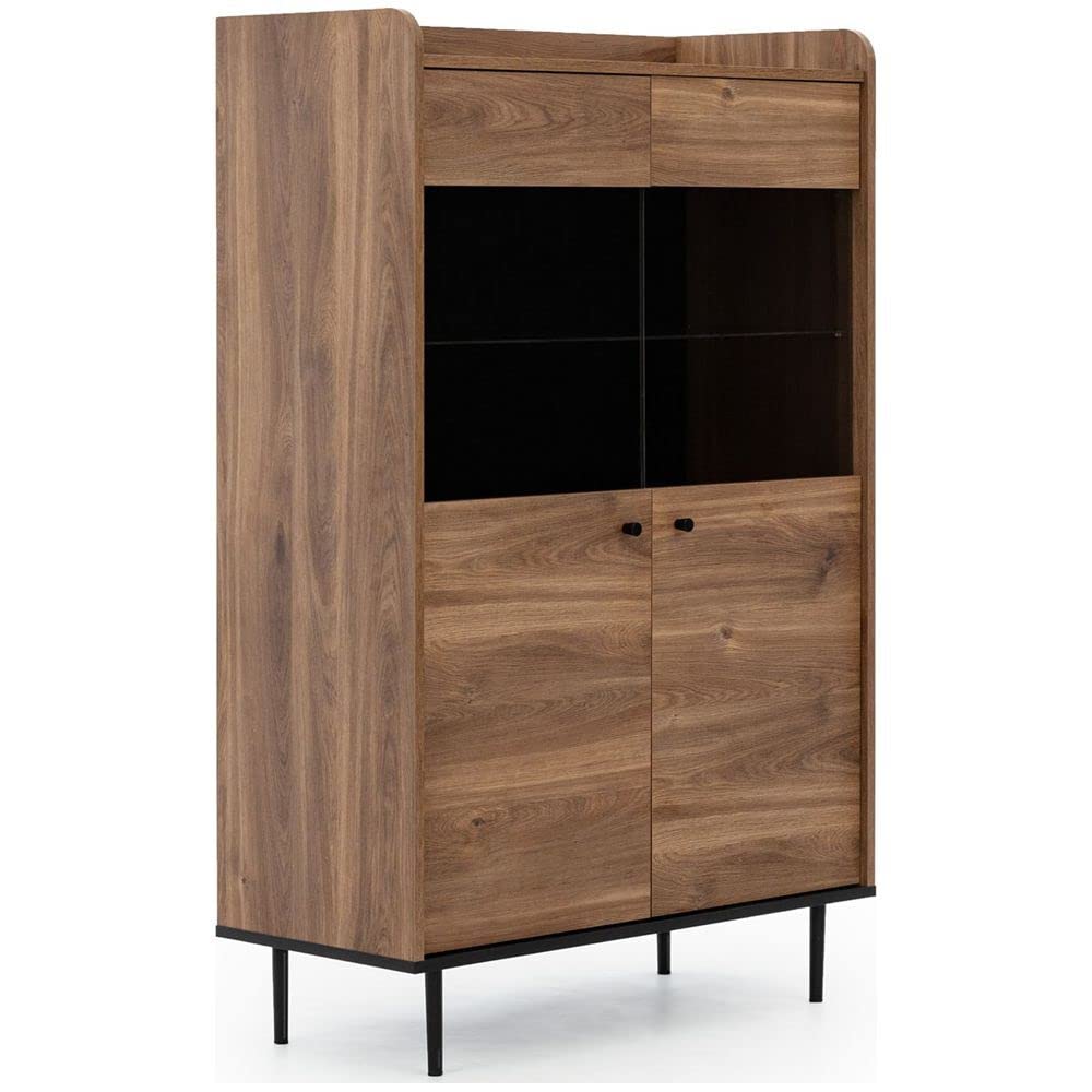lomadox-wohnzimmer-wohnwand-eiche-vintage-6-tlg-mit-couchtisch image 2