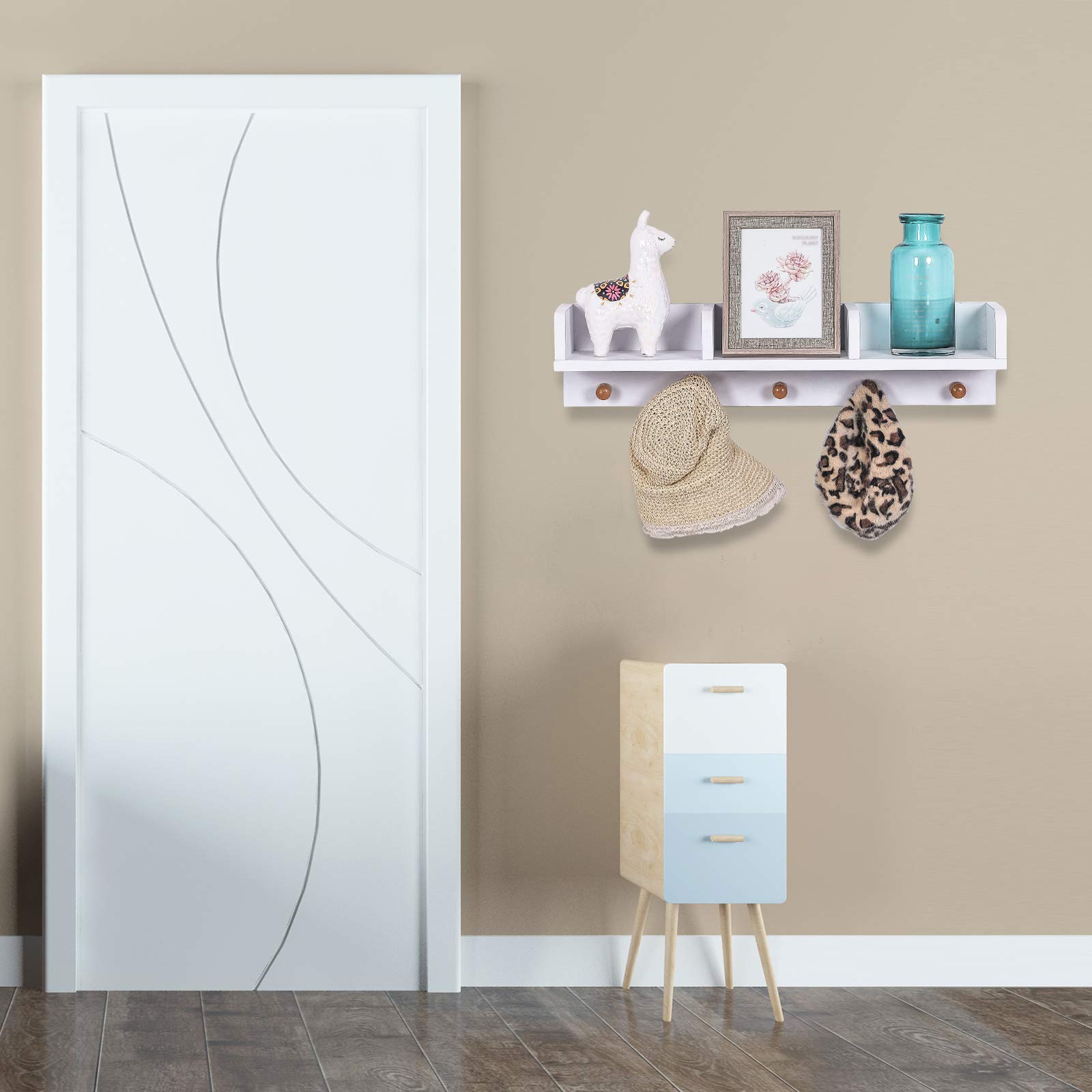 eugad-aufbewahrung-0219qj-wandgarderobe-wei-mit-haken image 1