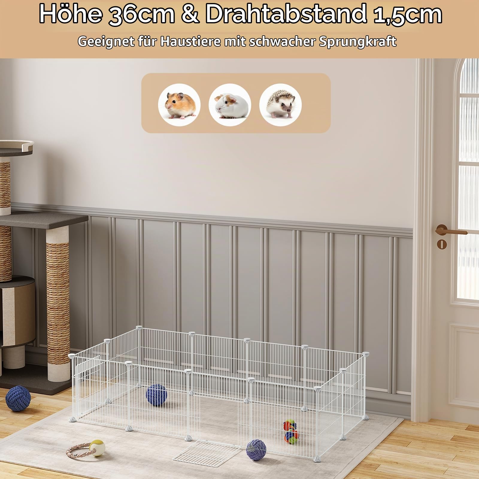 eugad-freigehege-kaninchen-kleintiergehege-modular-gehege image 2