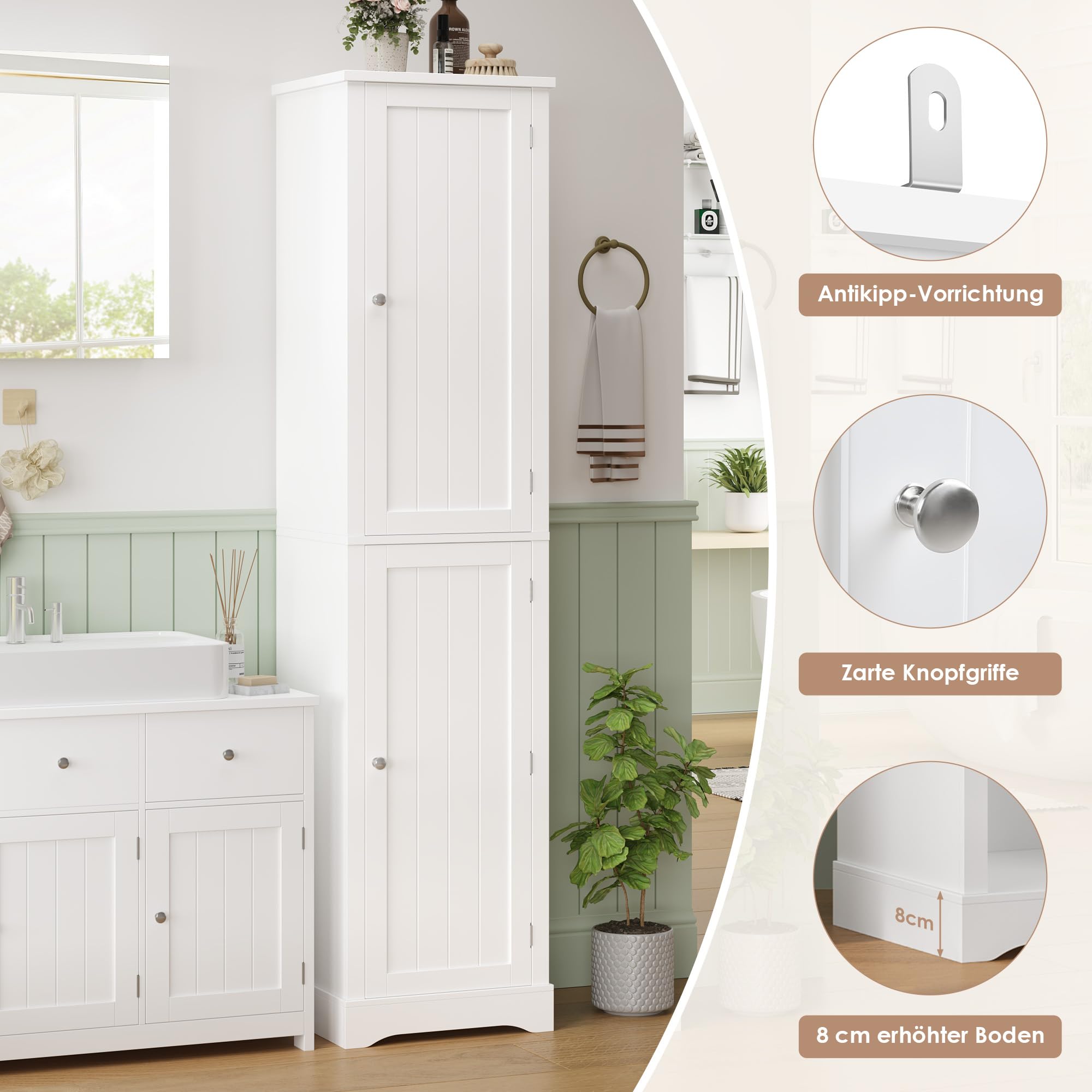 forehill-tall-bathroom-cabinet-badschrank-wei-180-cm-schmal image 8