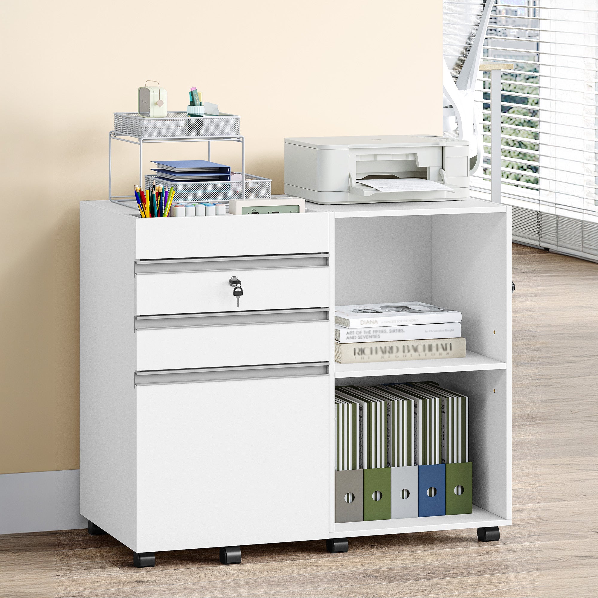 hzuaneri-home-office-fc42003x-rollcontainer-wei-a4 image 6
