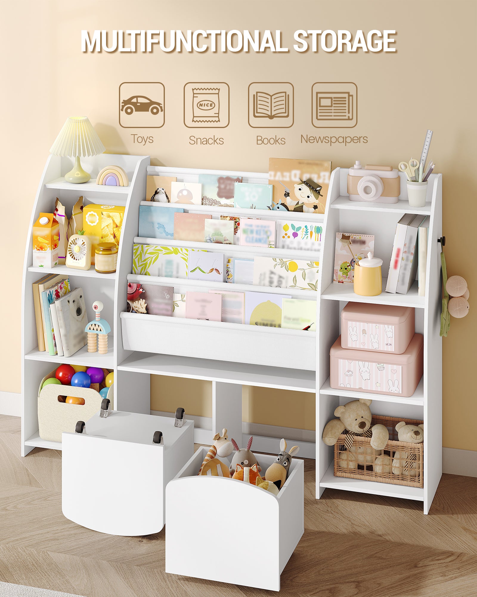 hzuaneri-kb13003w-kinderregal-wei-b-cherregal-140cm-mit-boxen image 7