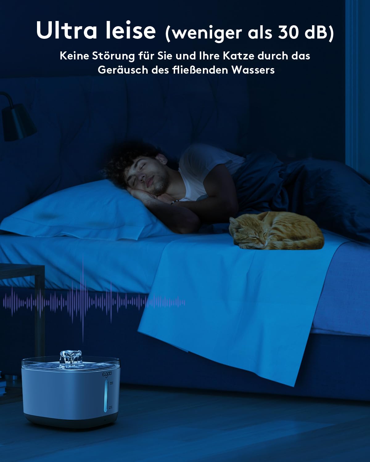eugad-katzenbrunnen-kabellos-trinkbrunnen-2-5l-edelstahl-sensor image 4