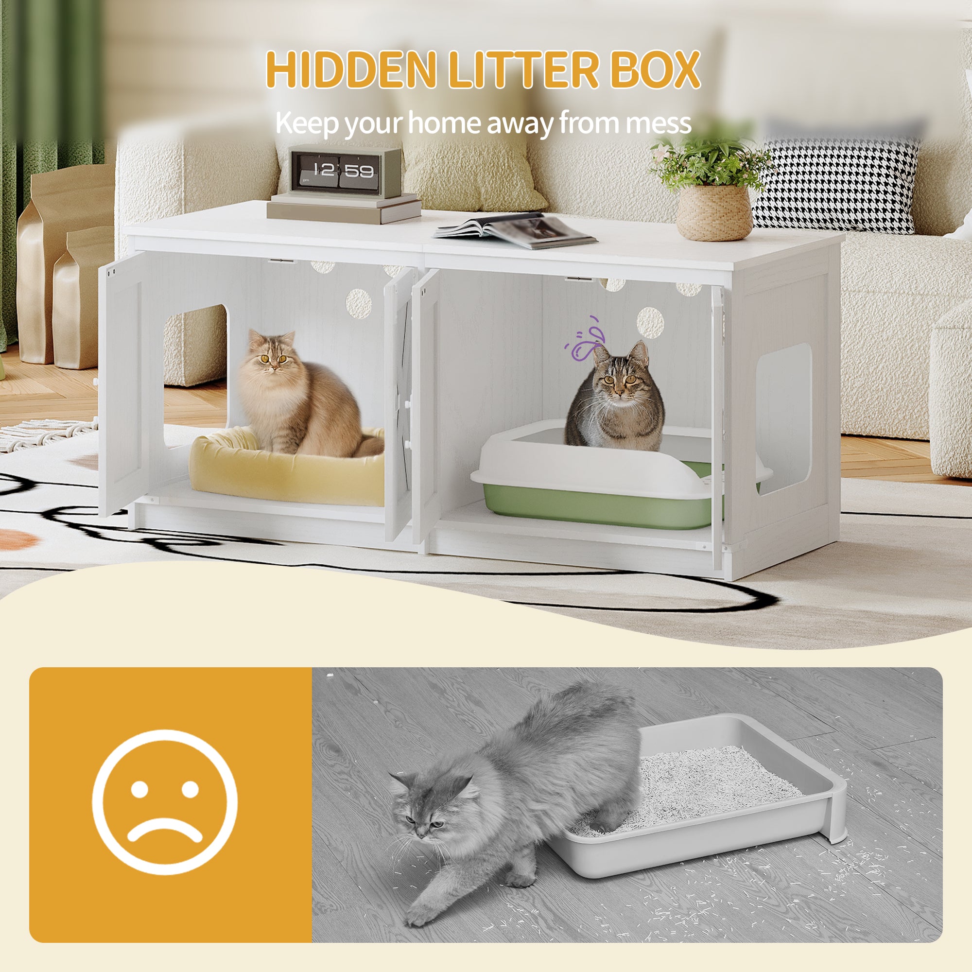 hzuaneri-pet-katzenschrank-cb85313w-wei-f-r-2-katzen image 8