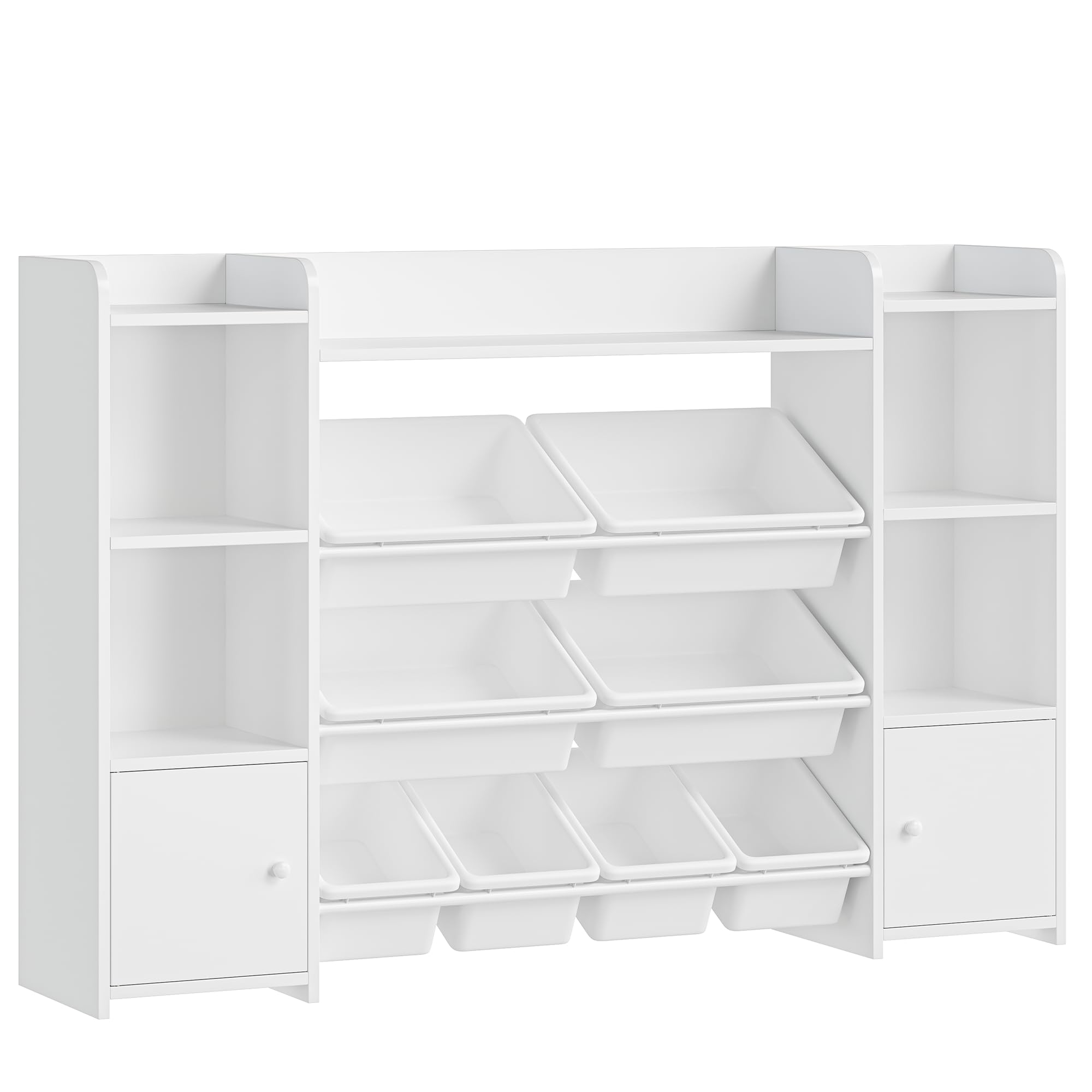 forehill-kinderregal-wei-mit-8-boxen-spielzeugregal image 8