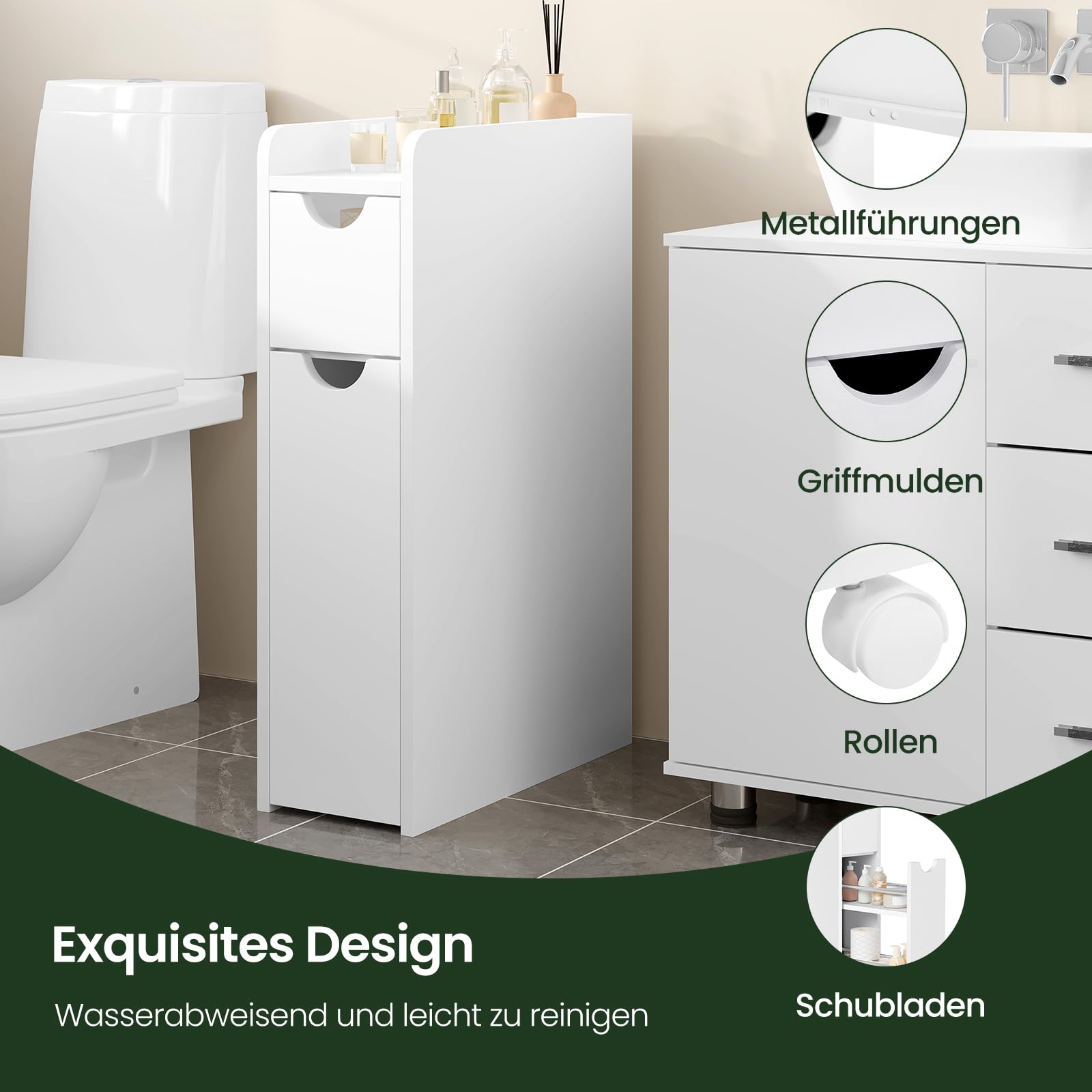eugad-badezimmerschrank-wei-nischenschrank-rollen-19x45x70cm image 6