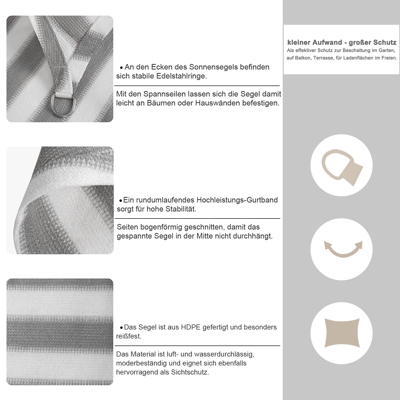 eugad-garten-sonnensegel-dreieckig-4-2x4-2x6m-hdpe-gestreift image 3
