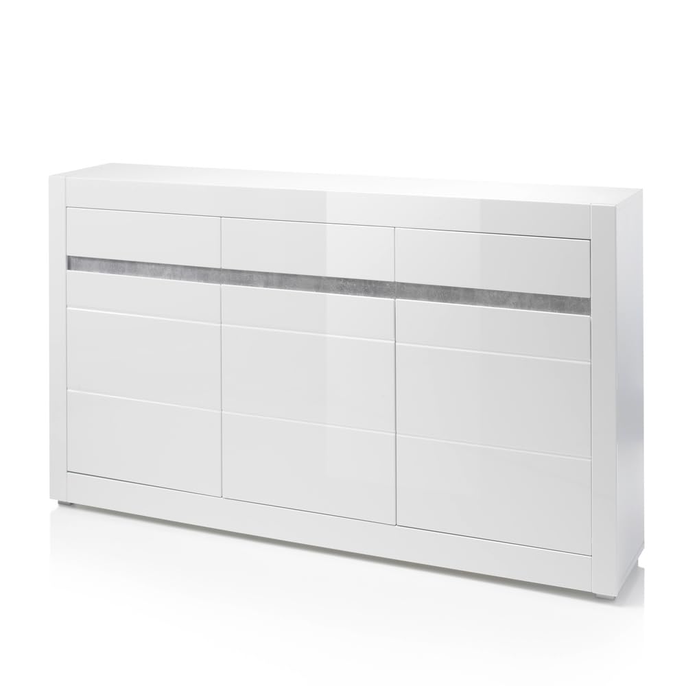 lomadox-wohnzimmer-wohnwand-set-wei-hochglanz-mit-led image 3