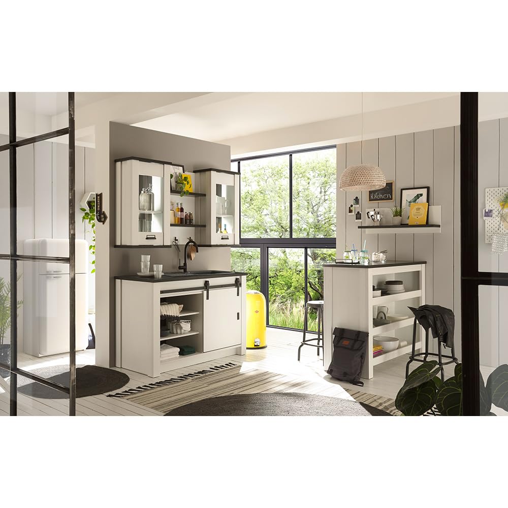 lomadox-k-che-k-chenset-theke-sp-ltisch-pinie-wei-softclose image 1