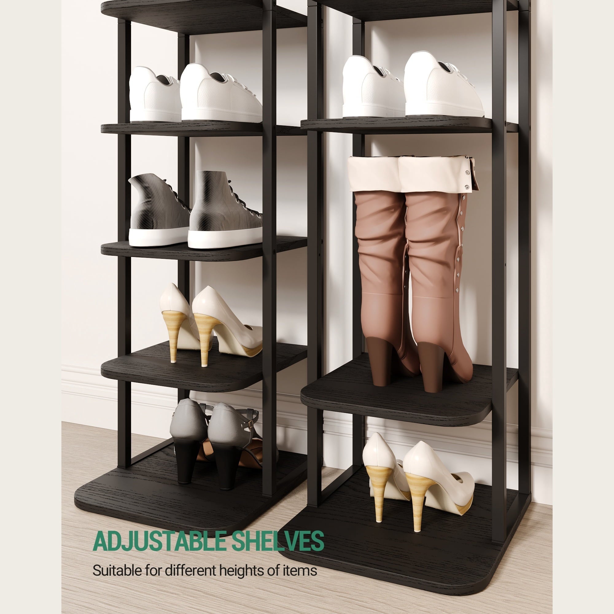 hzuaneri-living-room-schuhregal-sr04304b-schwarz-8-st-ckig-schmal image 8