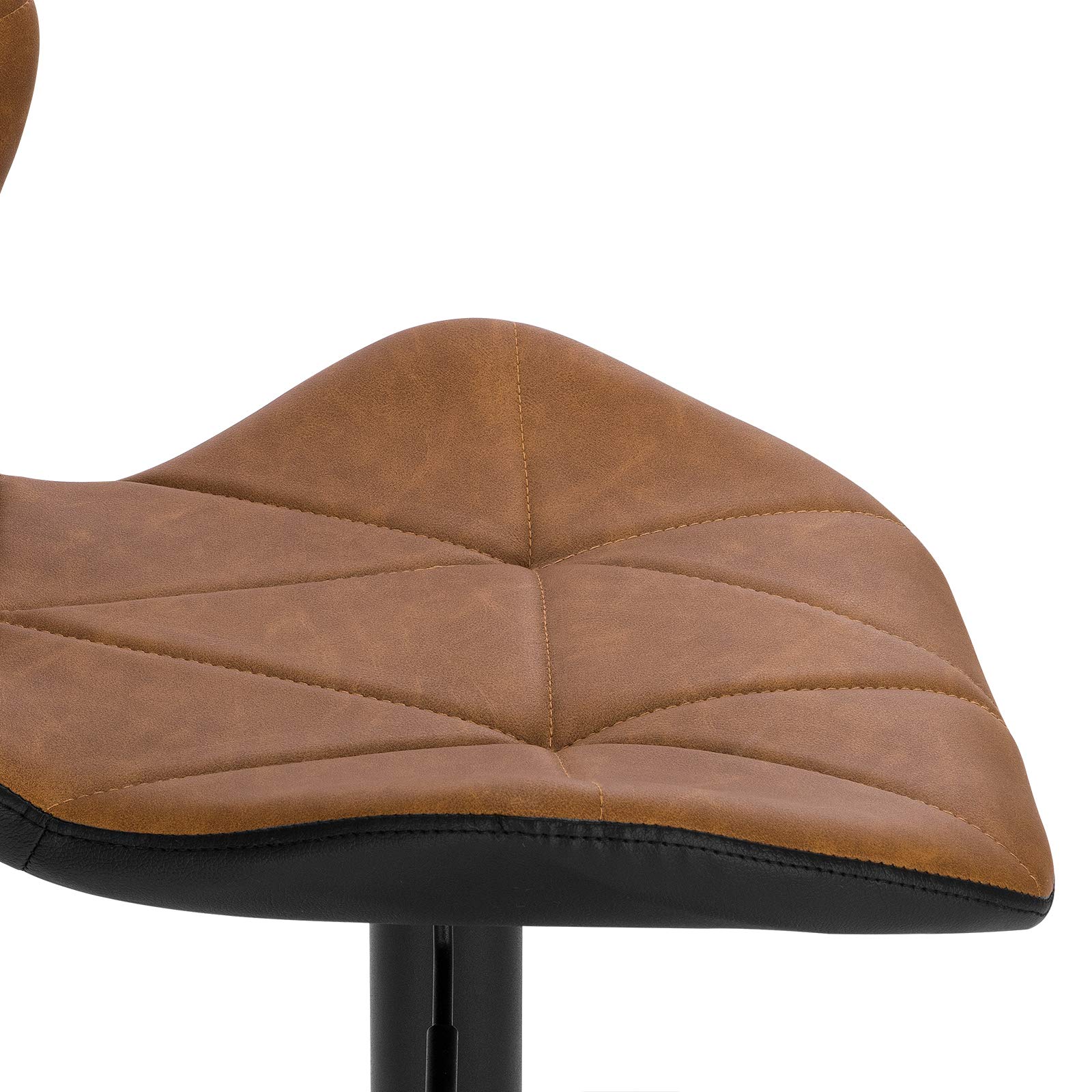 eugad-hocker-barhocker-4er-set-braun-h-henverstellbar-kunstleder image 8