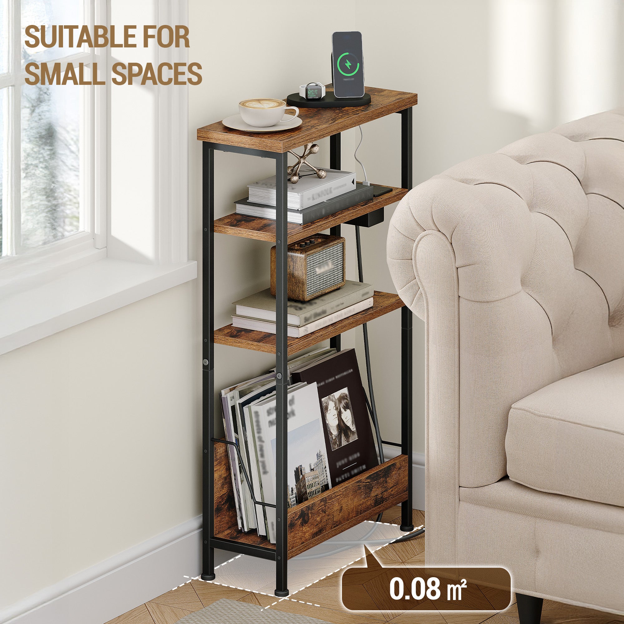 hzuaneri-bedroom-beistelltisch-schmal-18cm-steckdose-usb image 5