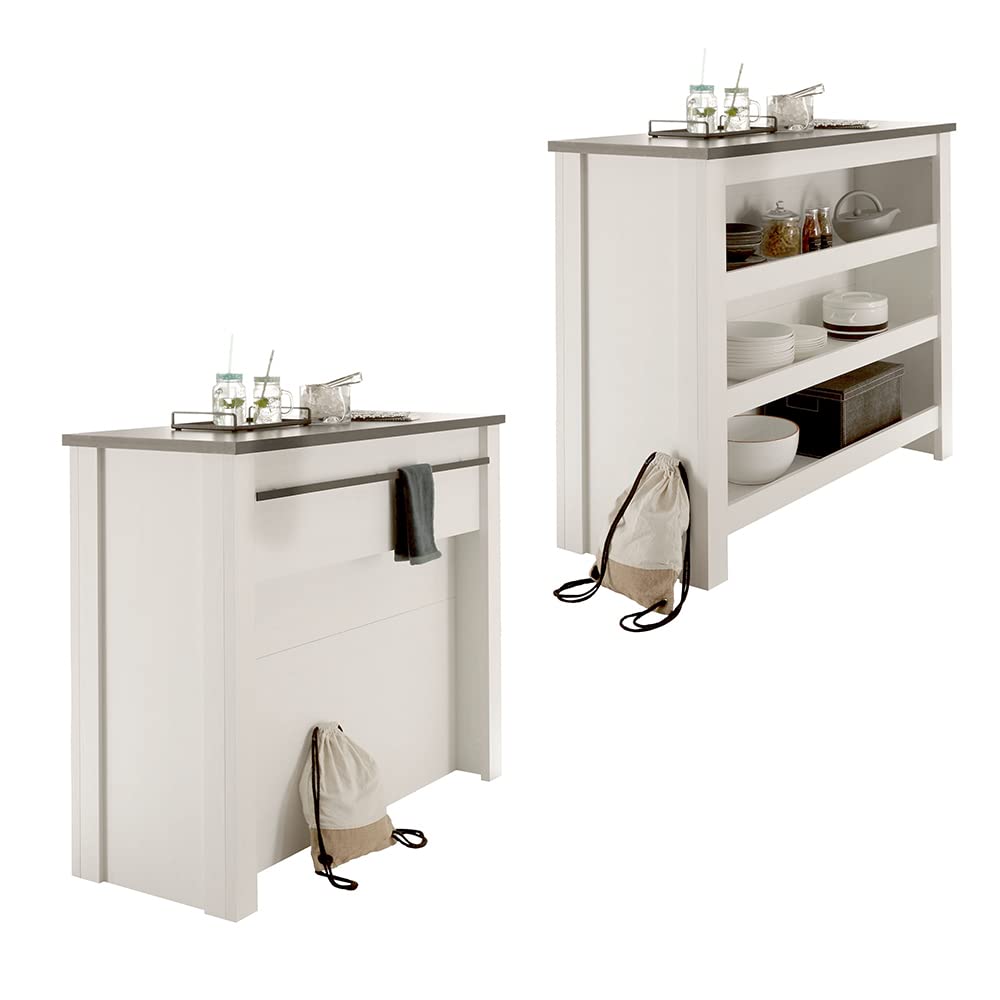 lomadox-k-che-k-chenset-theke-sp-ltisch-pinie-wei-softclose image 4
