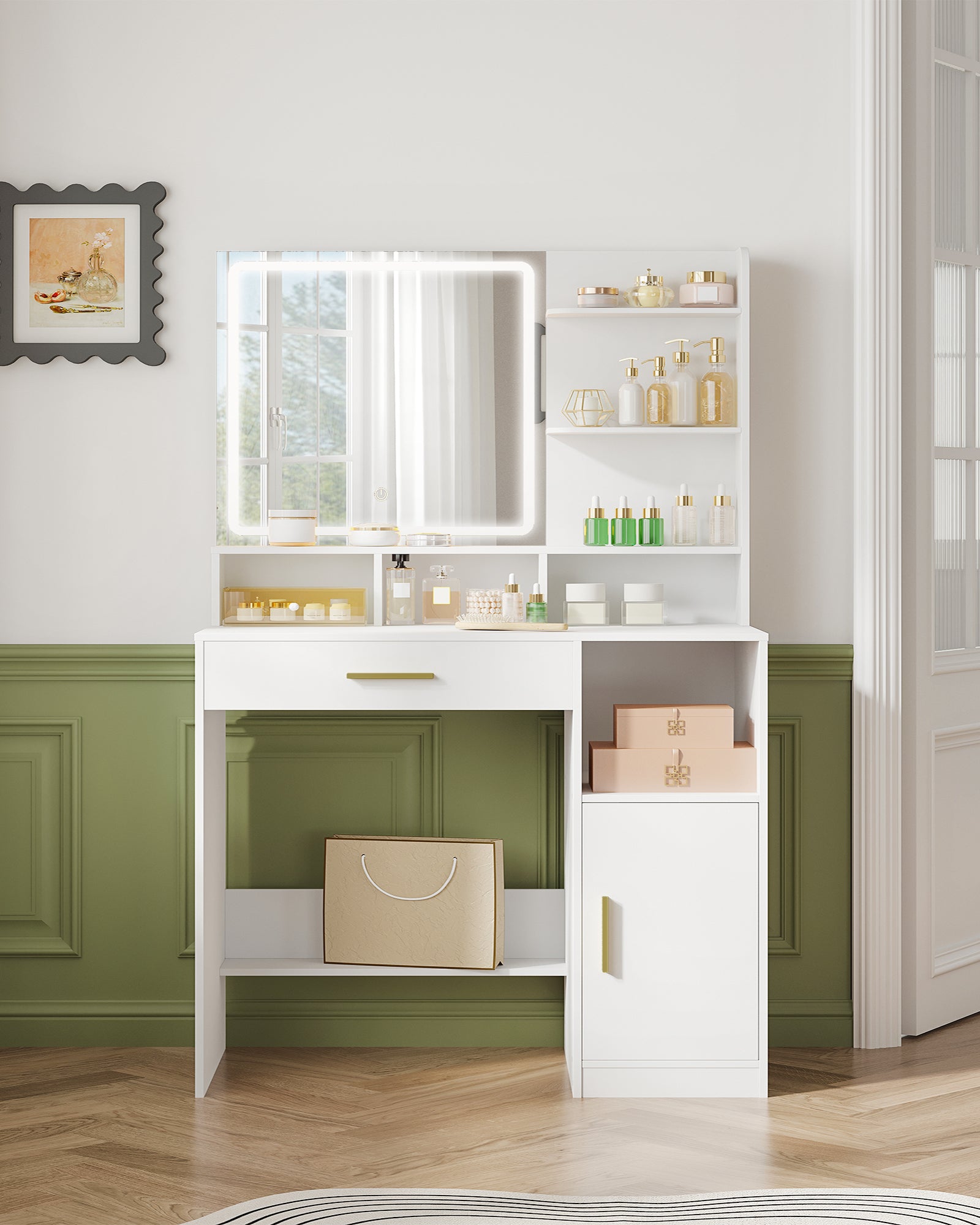 hzuaneri-bedroom-dt42103x-schminktisch-wei-led-spiegel image 4