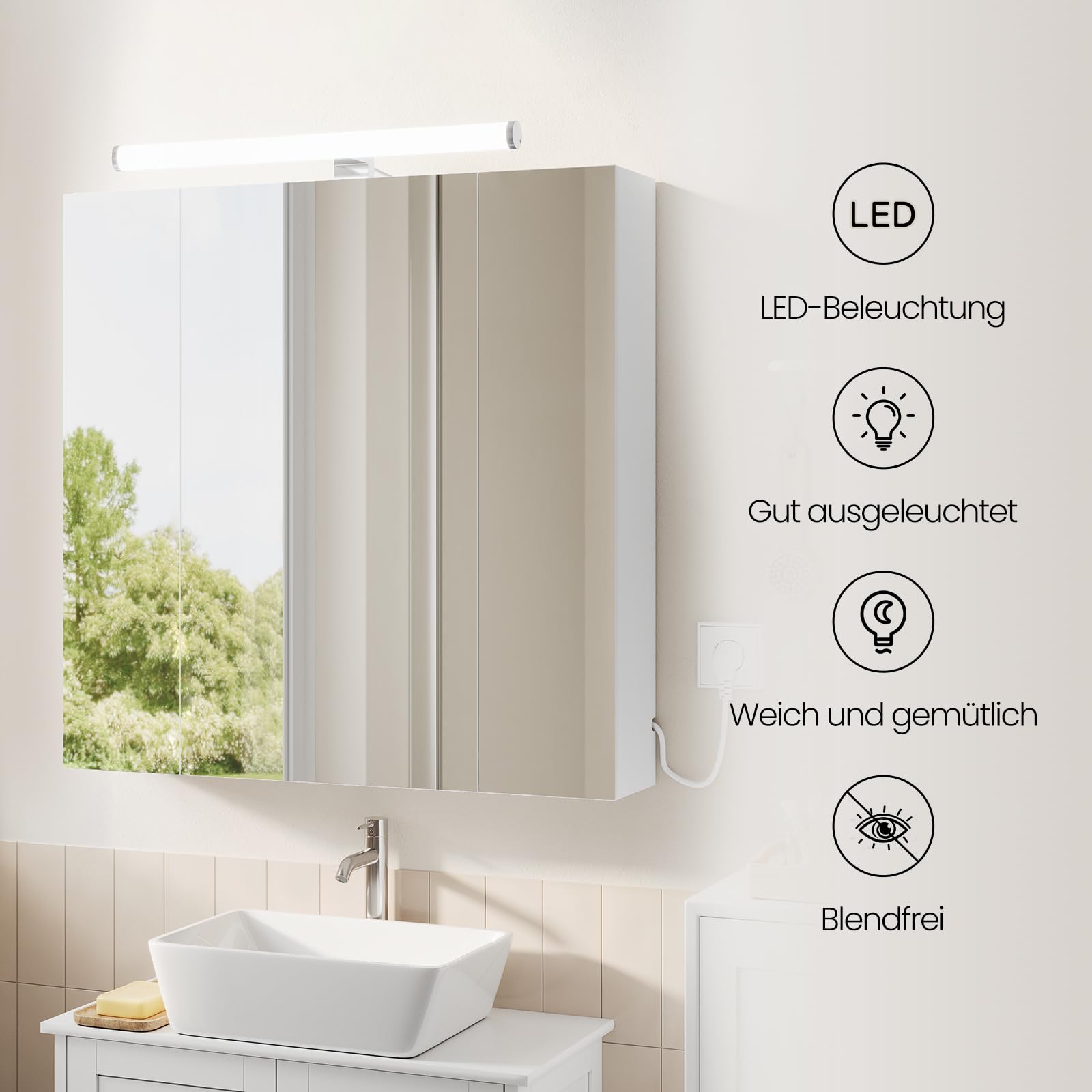 eugad-spiegelschrank-led-wei-70x70x16-cm-3-t-ren-steckdose image 4