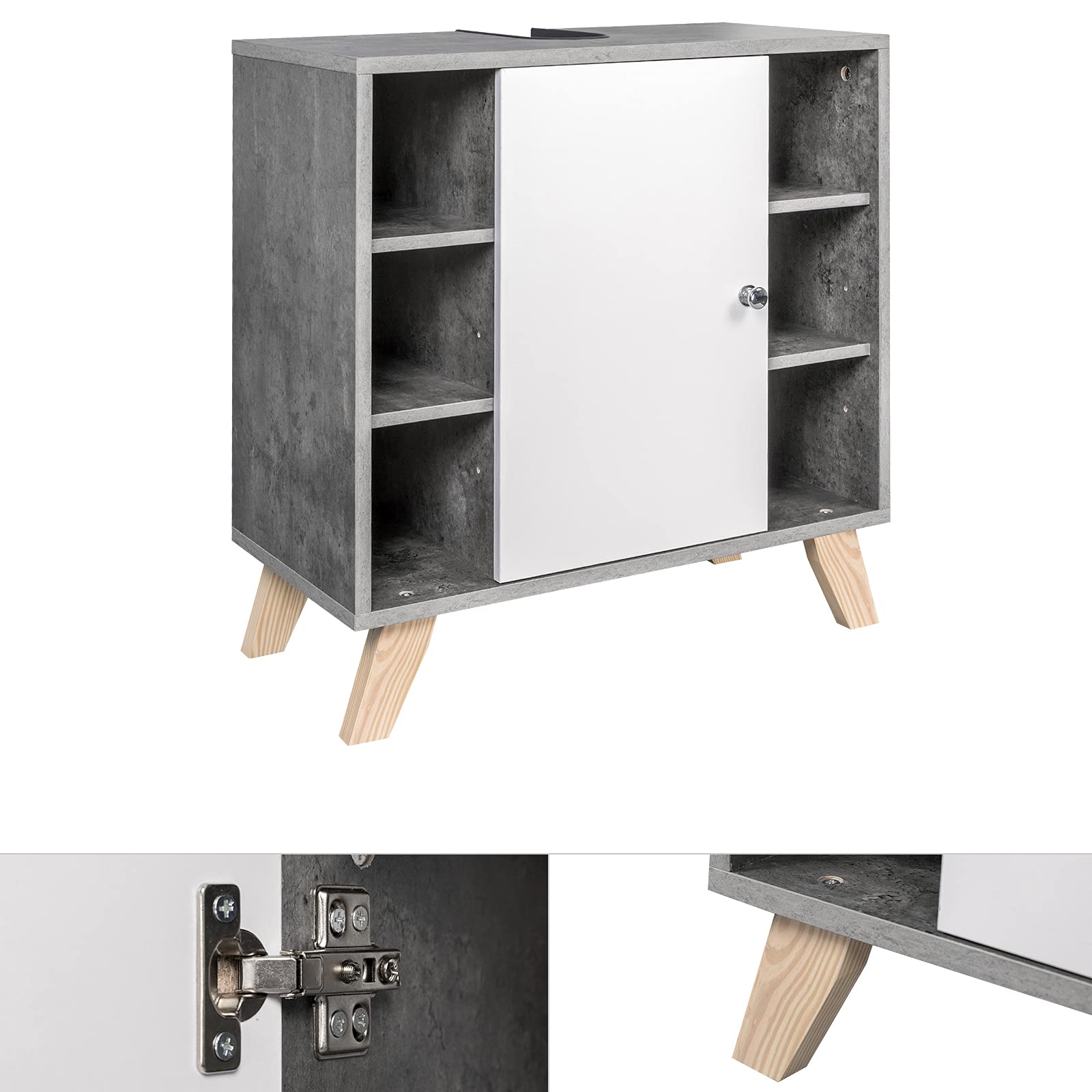 eugad-aufbewahrung-waschbeckenunterschrank-60-cm-anthrazit-wei image 7