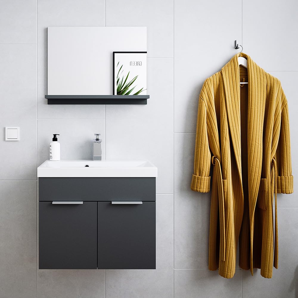 lomadox-badezimmer-bad-set-grafit-2-tlg-mit-waschbecken image 1