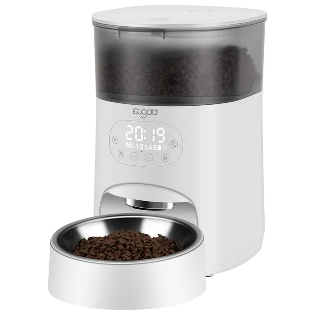 eugad-haustierbedarf-futterautomat-4l-katze-hund-timer image 1