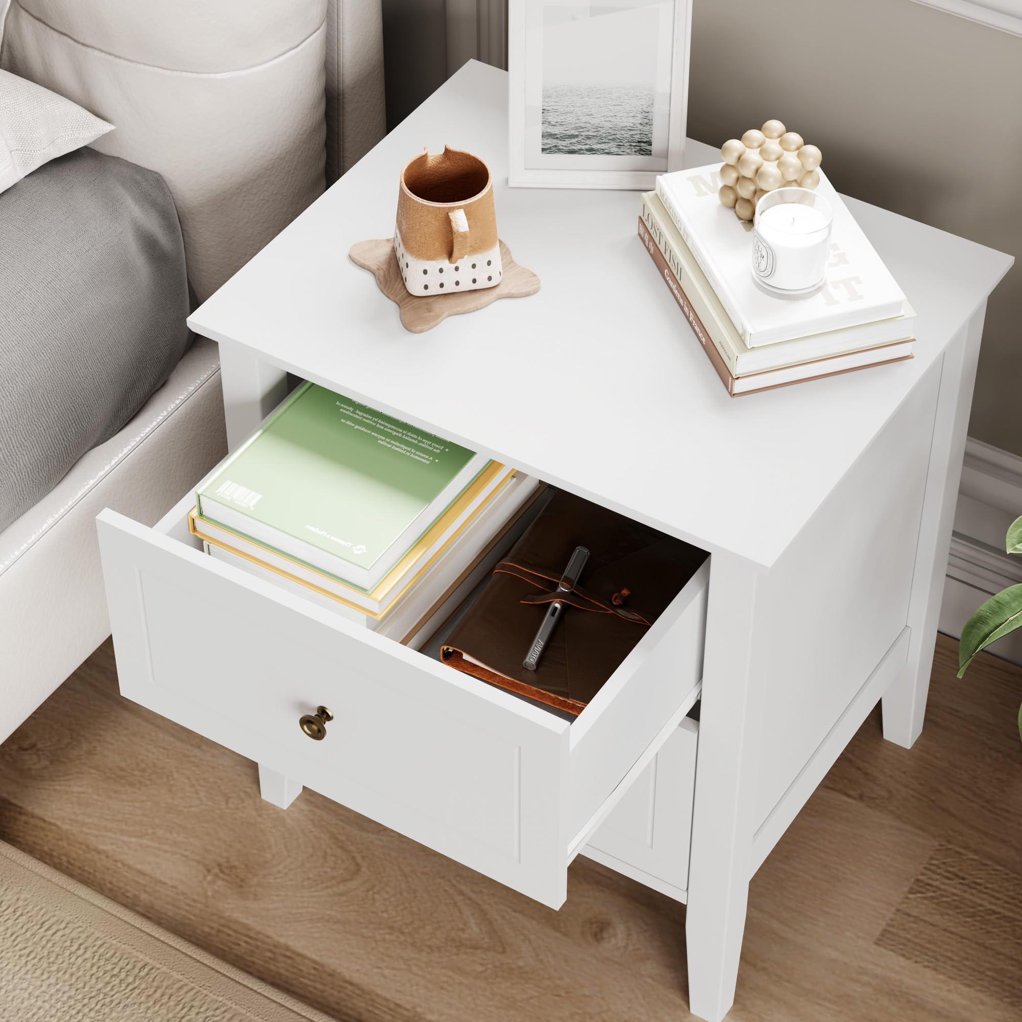 forehill-bedside-table-nachttisch-wei-50x40cm-2-schubladen-landhaus image 5