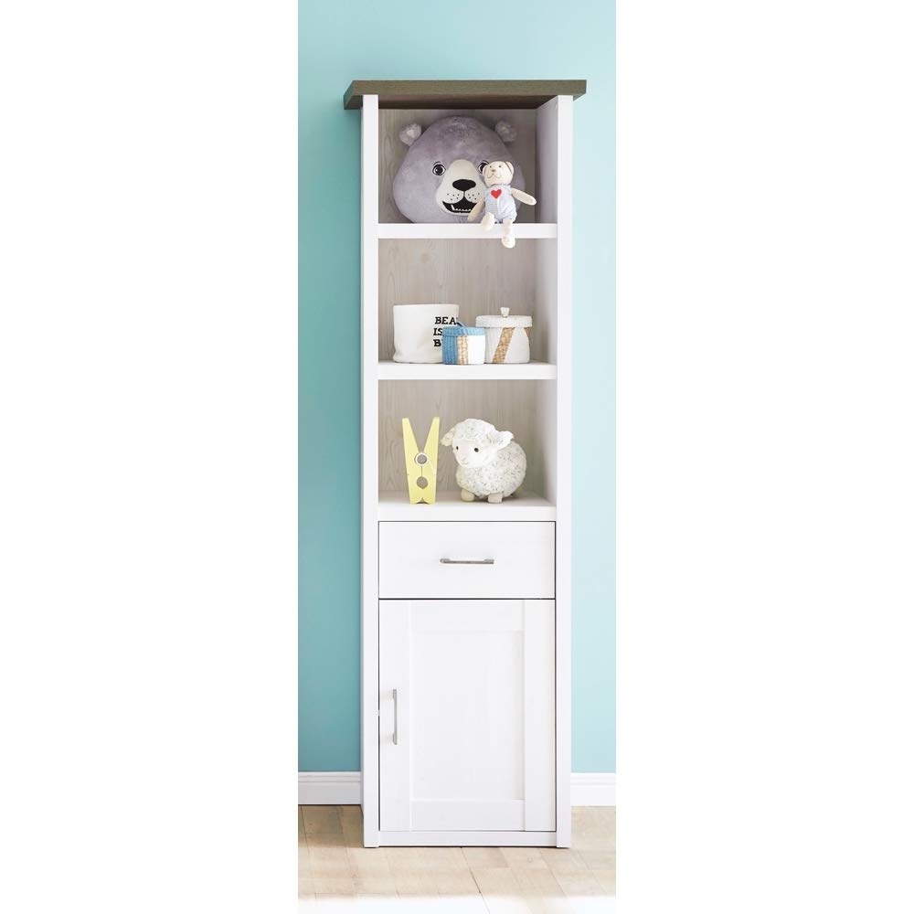 lomadox-lund-78-standregal-pinie-wei-60-cm-mit-t-r image 1